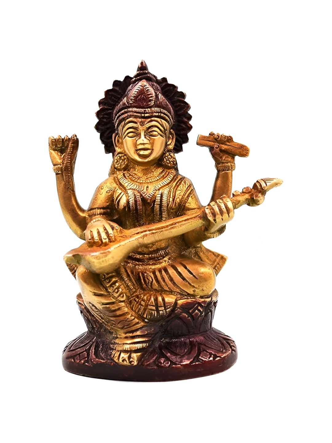 

CraftVatika Gold-Toned Religious Idol Showpiece