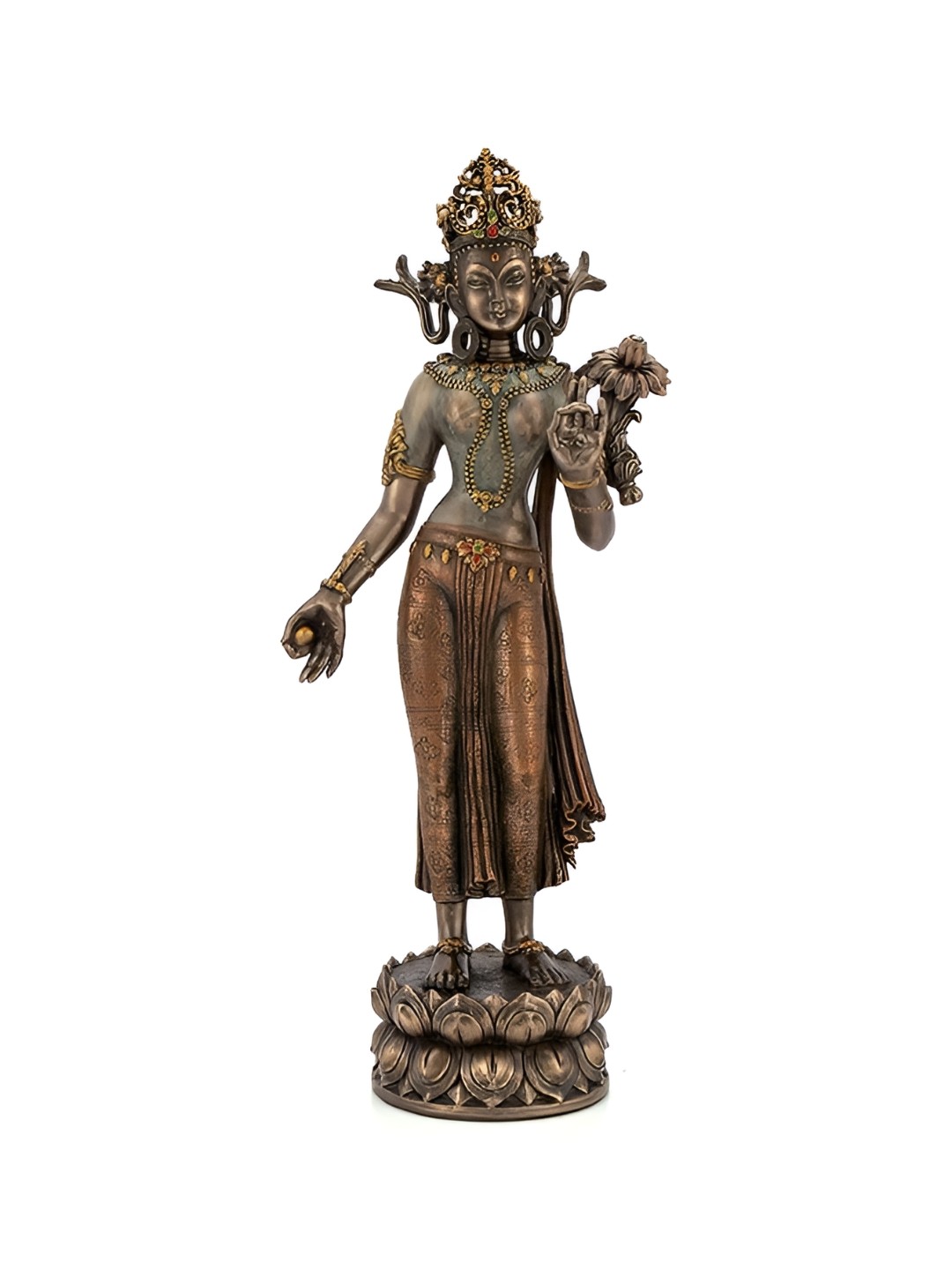 

CraftVatika Gold-Toned Brass Religious Idol Decorative Showpiece