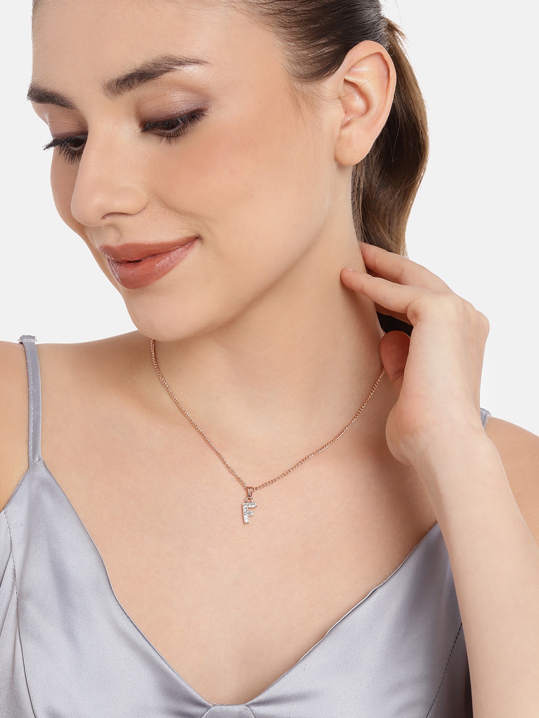 

Estele Rose Gold-Plated Contemporary Pendants