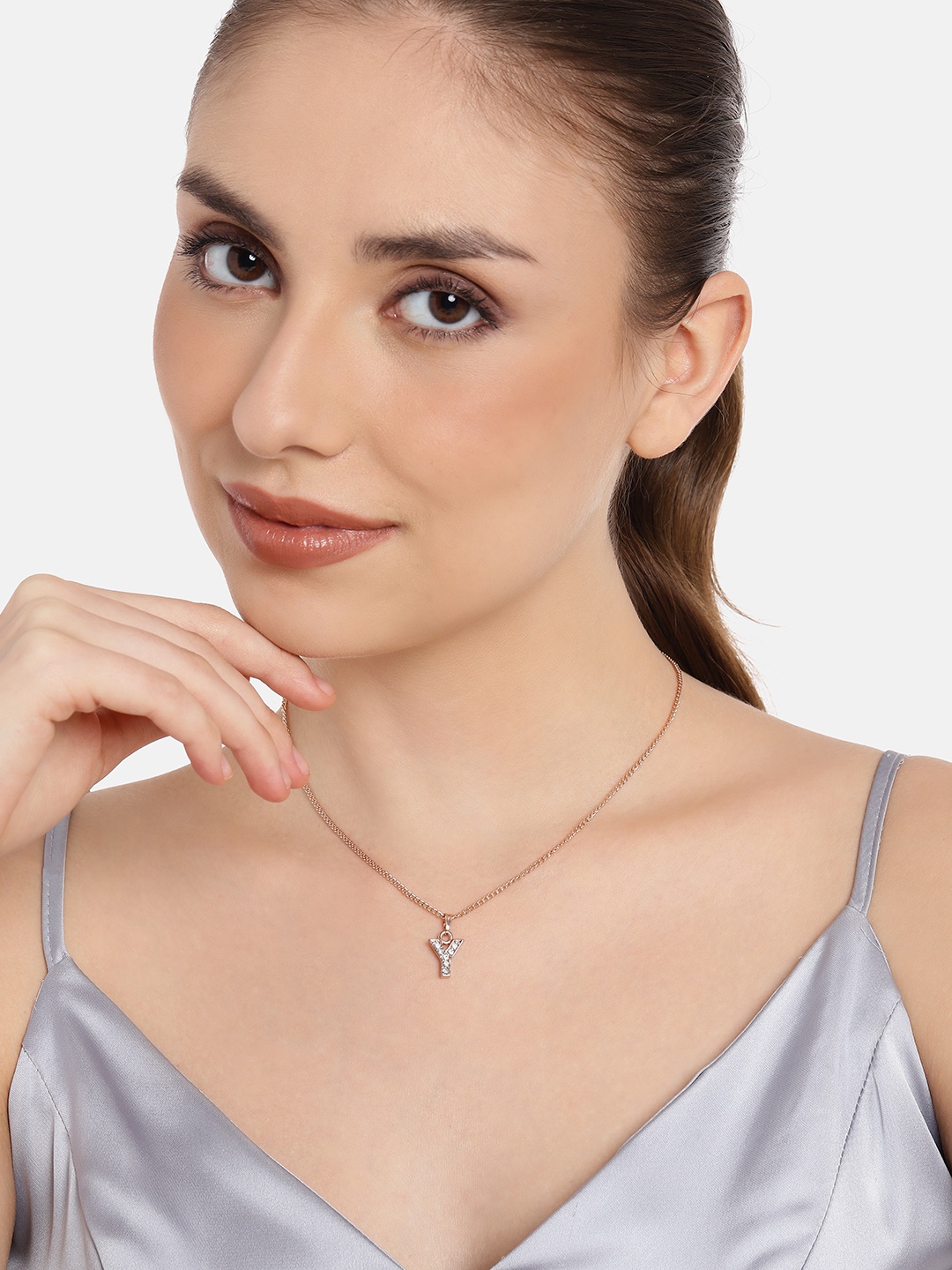 

Estele Rose Gold-Plated Contemporary Pendants