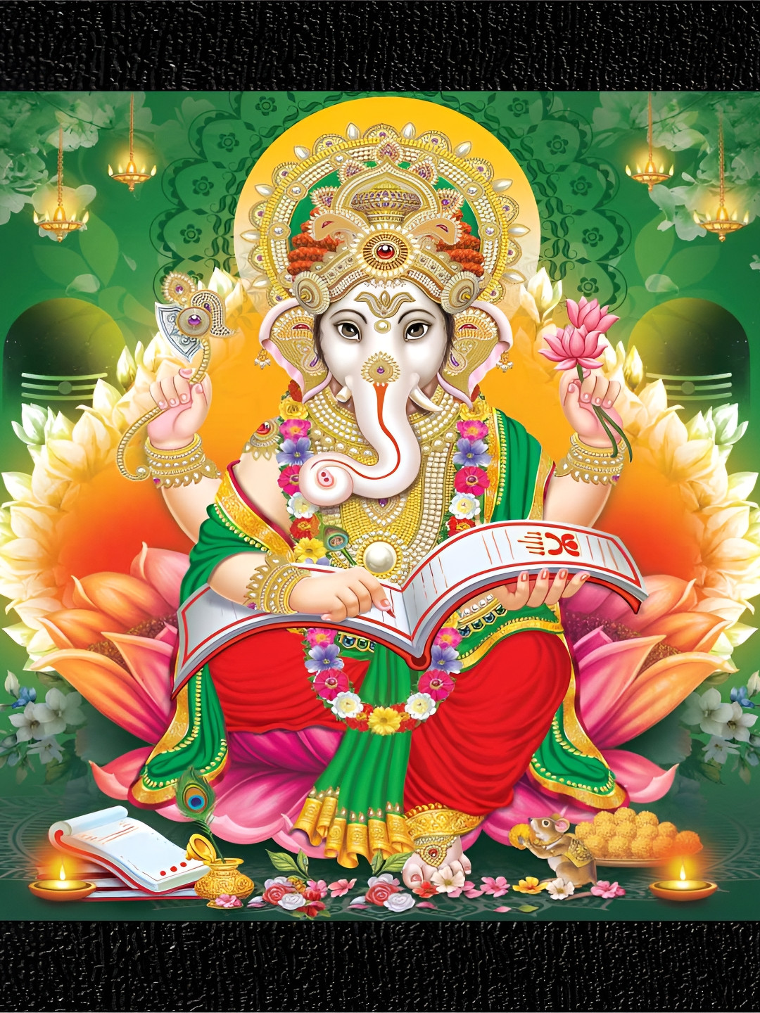 

WALLMAX Orange Wooden Paintings Wall Art