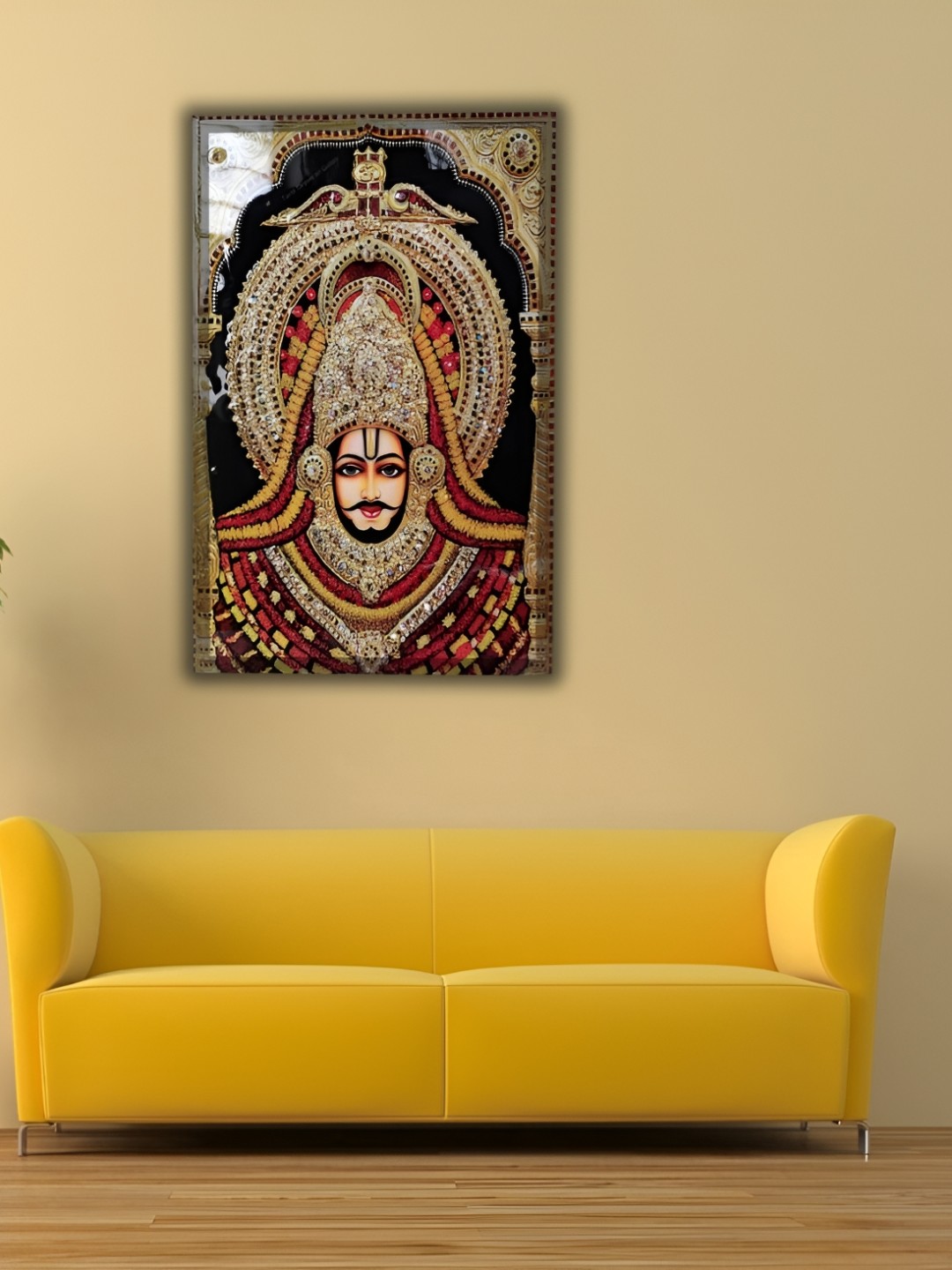 

WALLMAX Red Wooden Paintings Wall Art