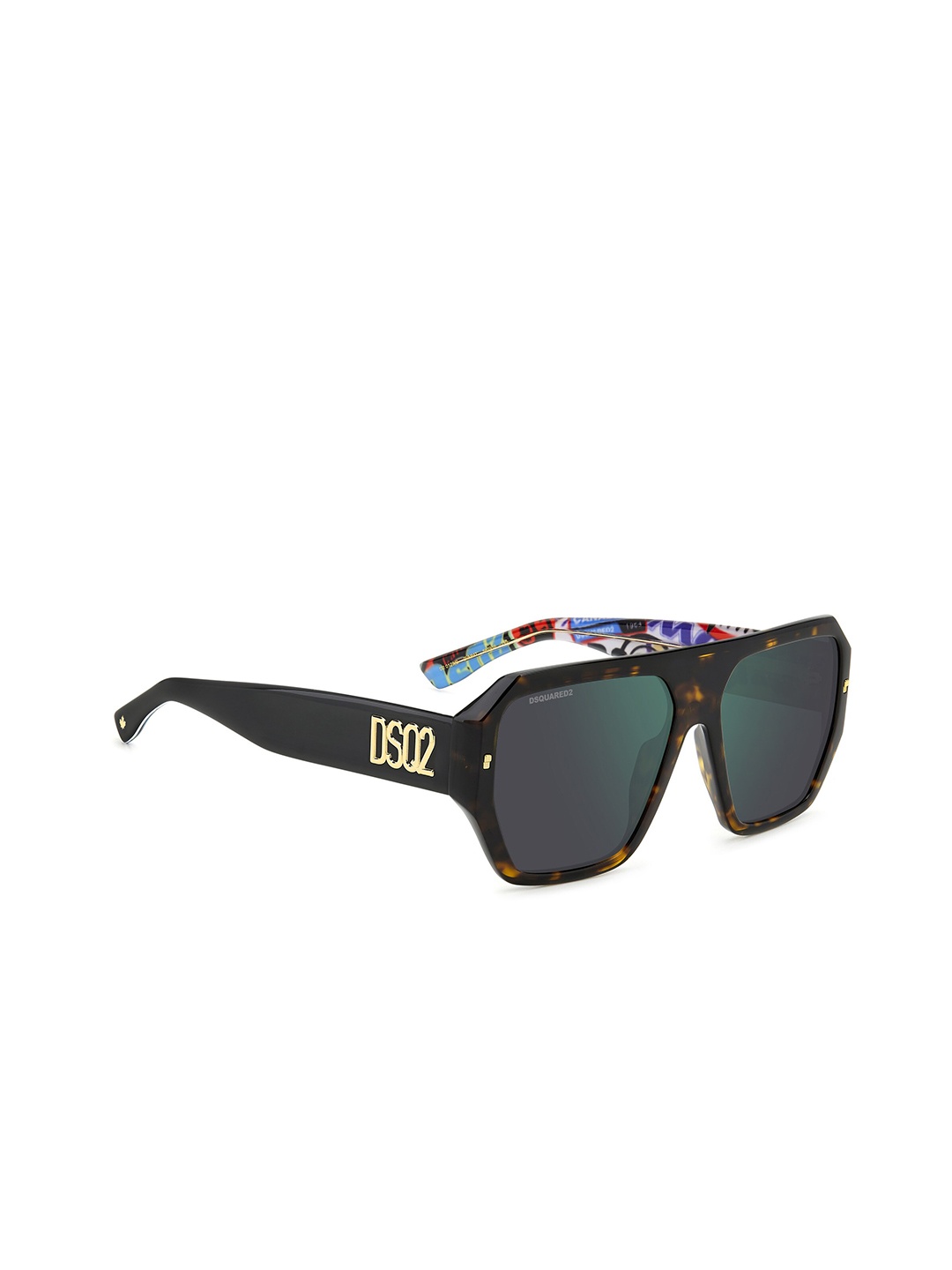

Dsquared2 Men Square Sunglasses with UV Protected Lens 2068832VM58MT, Green