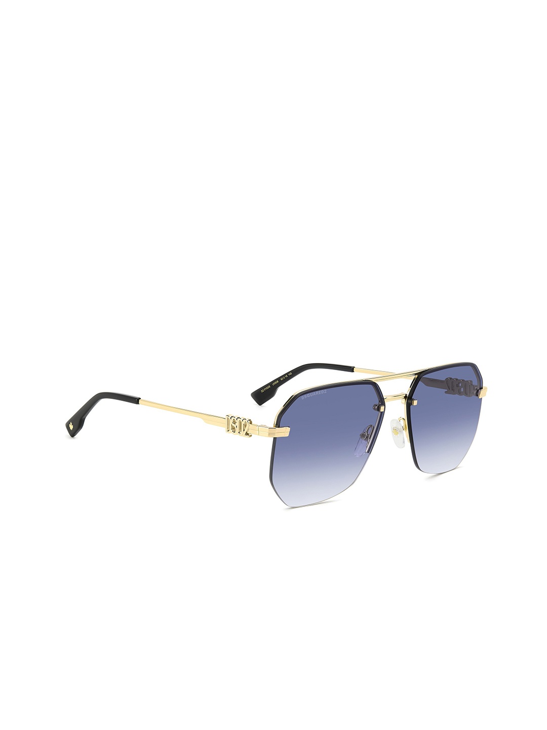 

Dsquared2 Men Square Sunglasses With UV Protected Lens, Blue