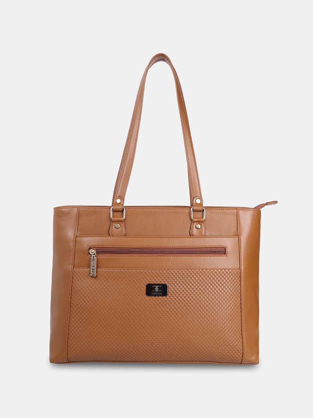 

ESBEDA Structured Oversized Shoulder Bag, Tan