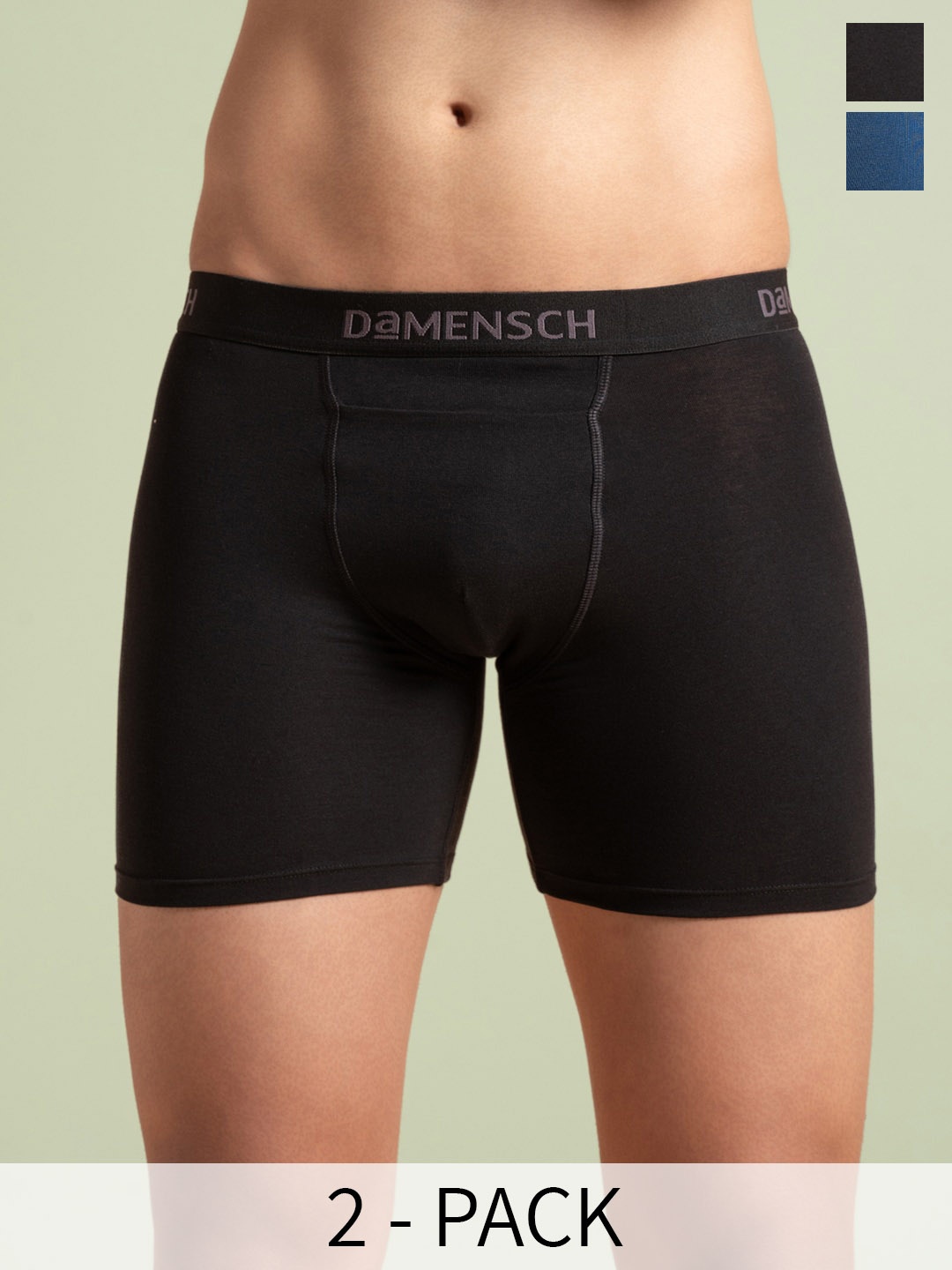 

DAMENSCH Pack Of 2 Trunks, Black