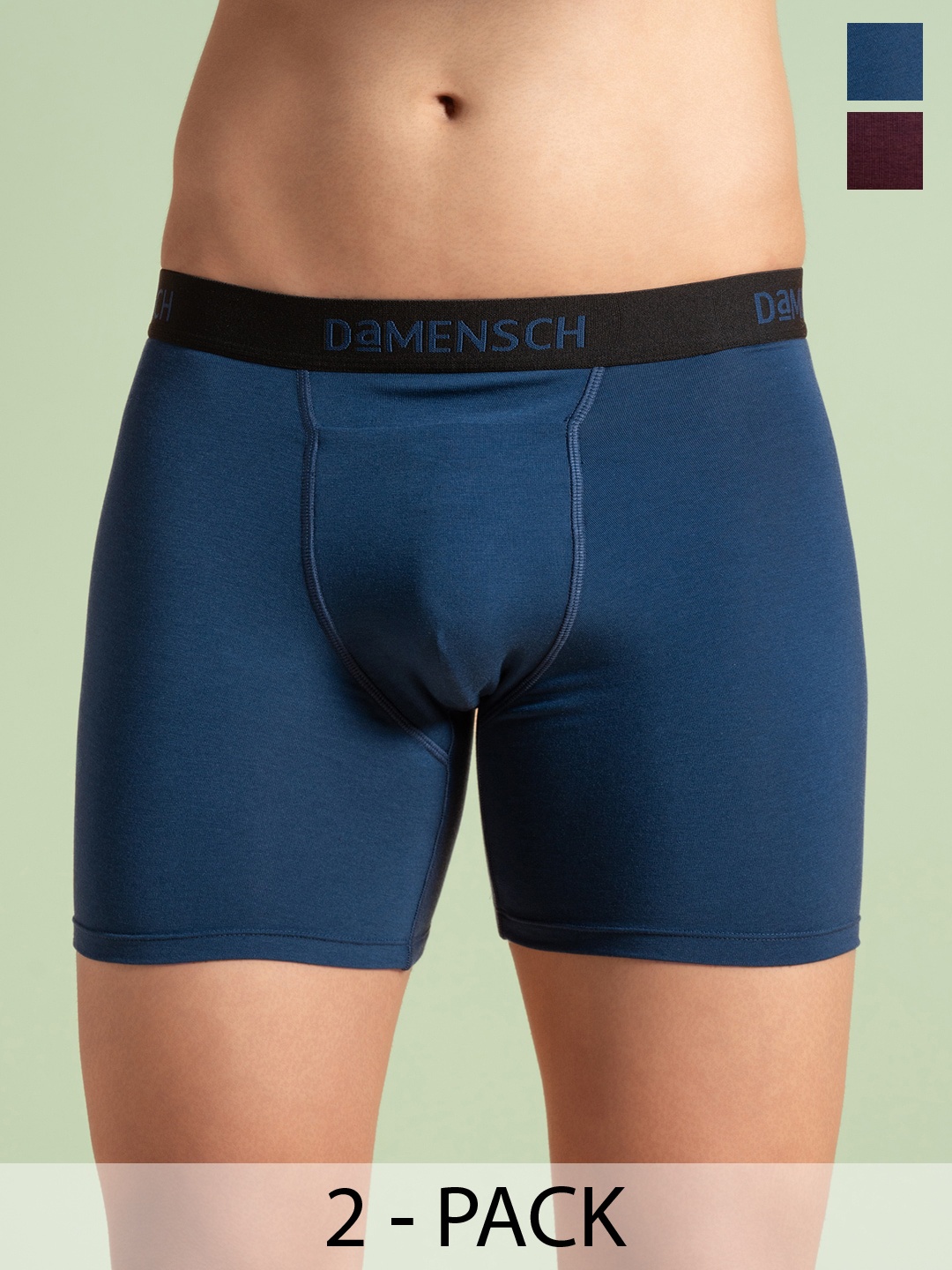 

DAMENSCH Pack Of 2 Trunks, Maroon