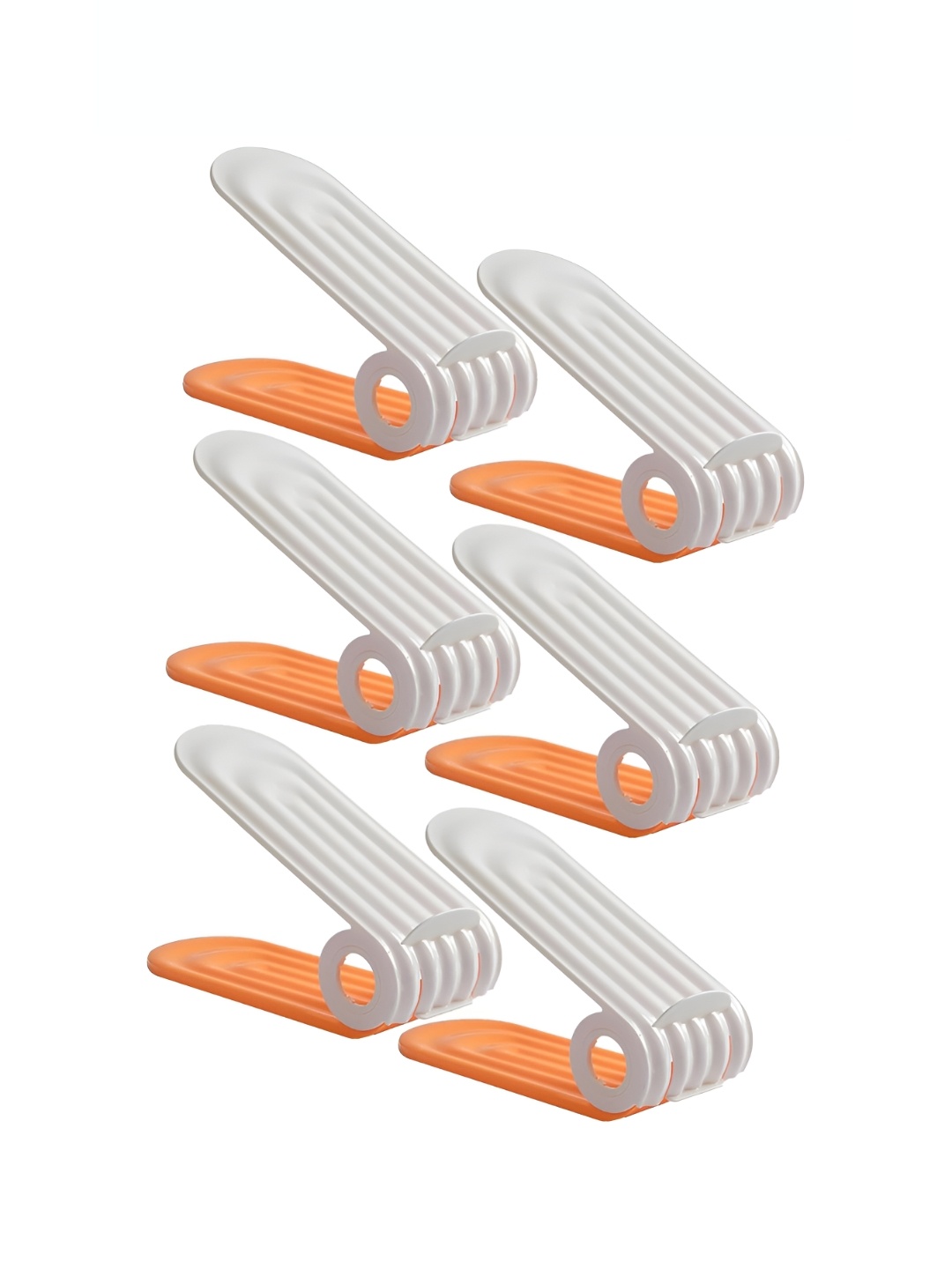 

HOUSE OF QUIRK Orange 6 Pieces Super Strong Shoes Organisers