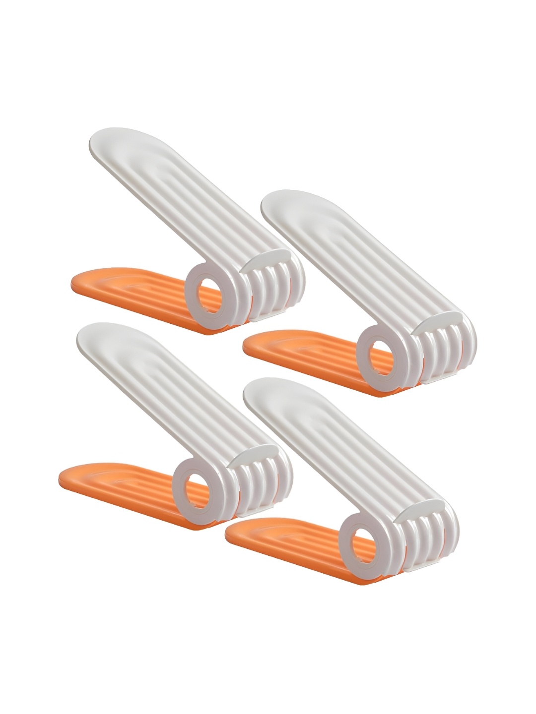

HOUSE OF QUIRK Orange 4 Pieces Super Strong Shoes Organisers