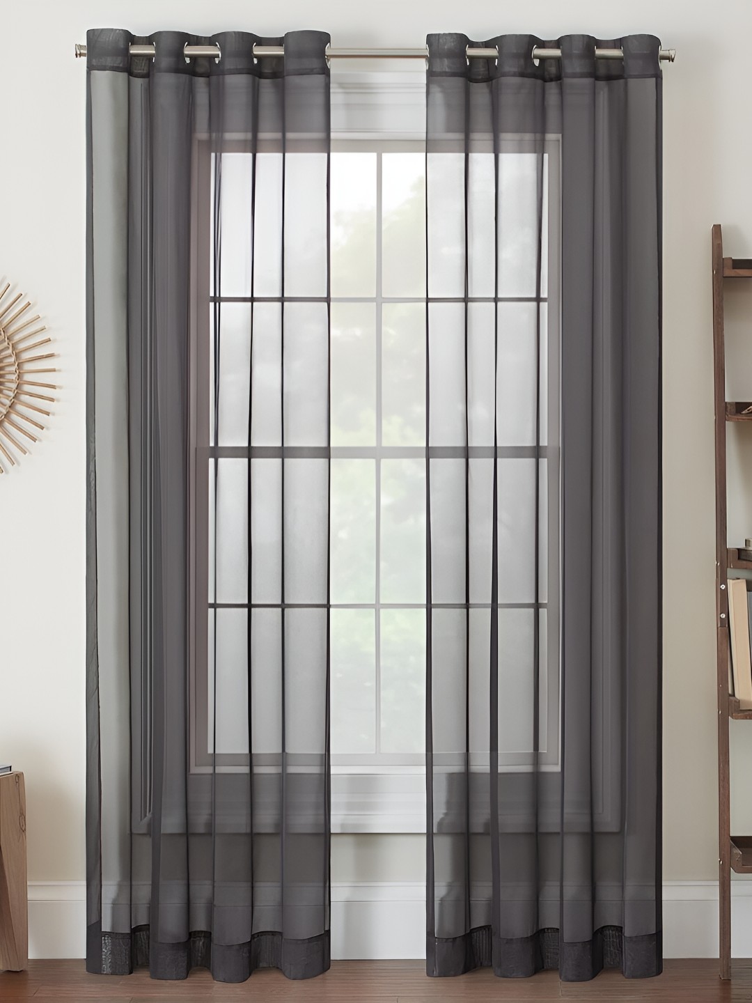 

STITCHNEST Grey Window Sheer