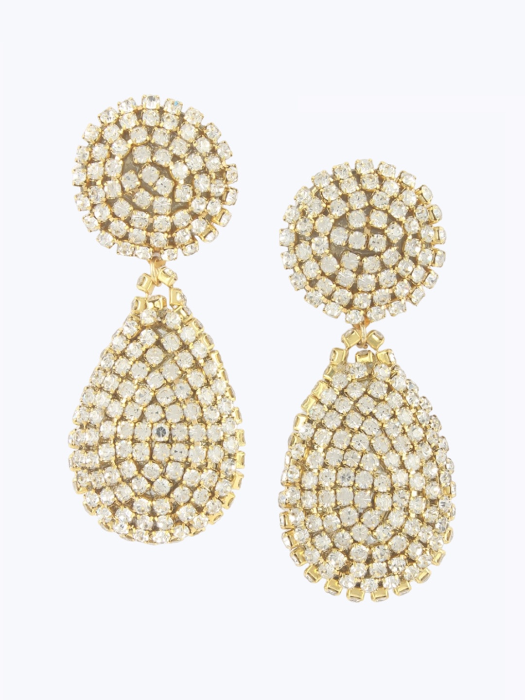 

DressBerry Gold Toned Gold Plated Contemporary Jhumkas