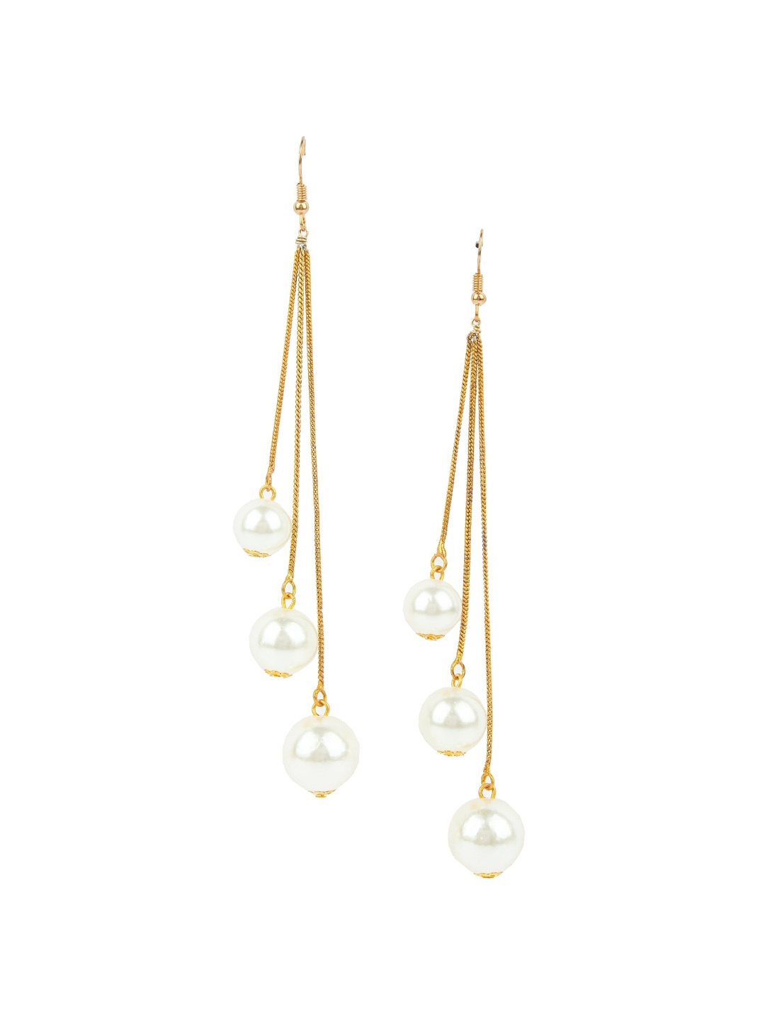 

DressBerry Gold-Plated Contemporary Drop Earrings