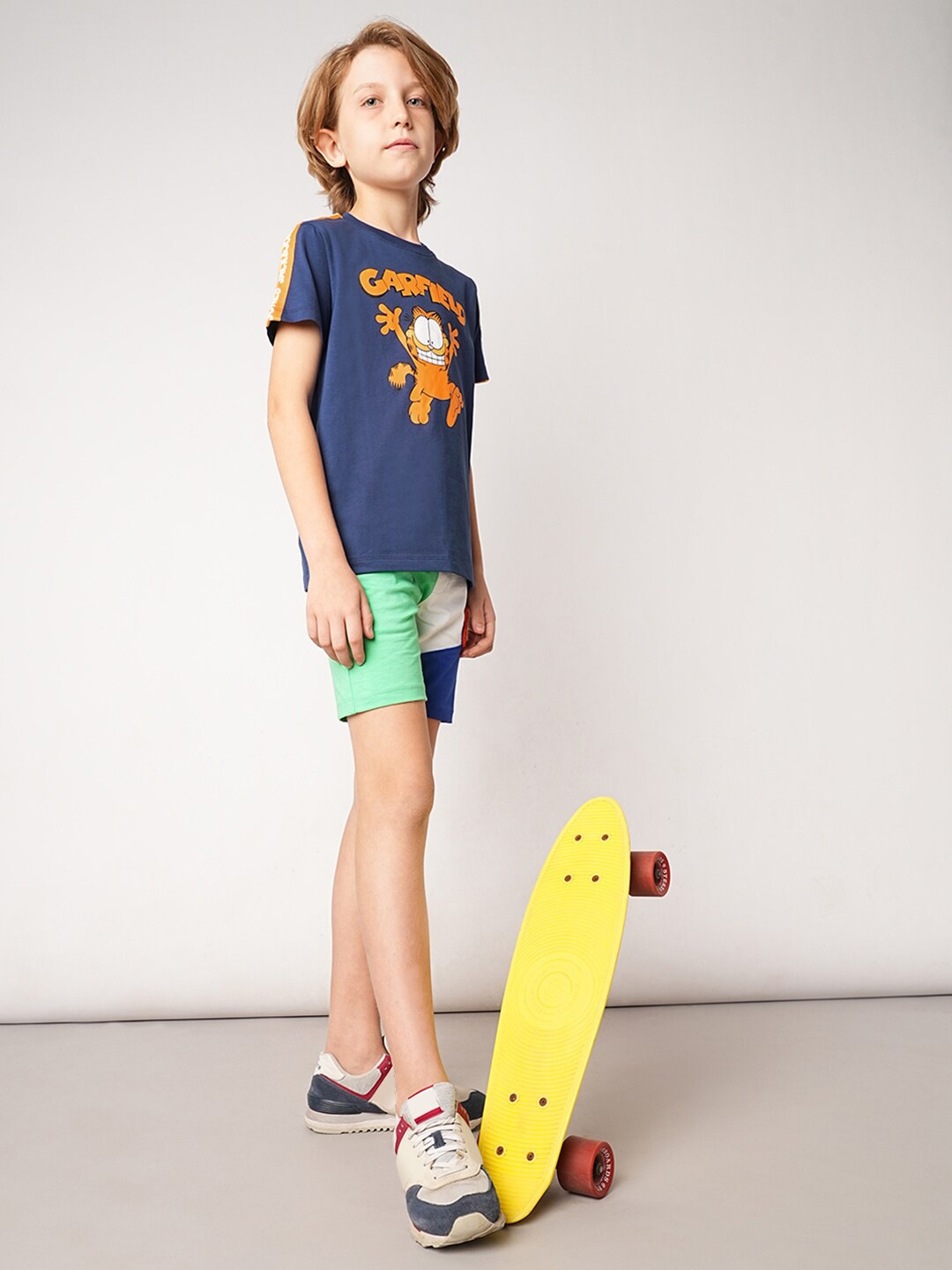 

Jack & Jones Junior Boys Graphic Printed Pure Cotton T-shirt, Blue