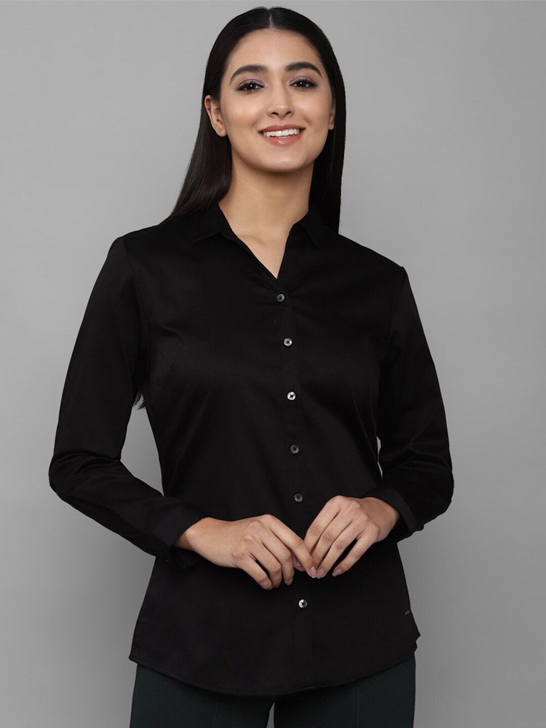 

Fab Star Classic Regular Fit Casual Shirt, Black