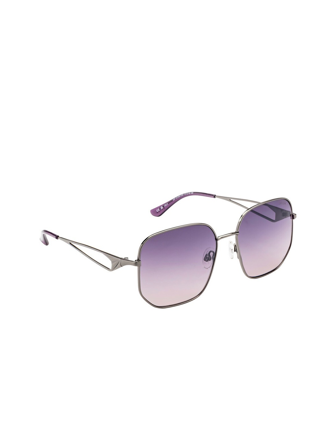 

OPIUM Women Oval Sunglasses with UV Protected Lens-OP-10190-C04-57, Purple