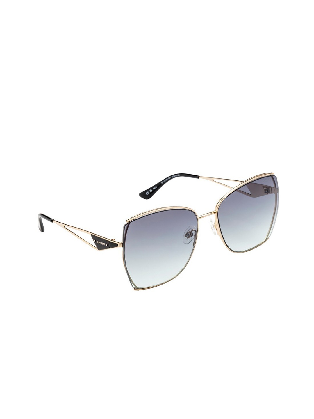 

OPIUM Women Butterfly Sunglasses with UV Protected Lens-OP-10191-C01-60, Grey