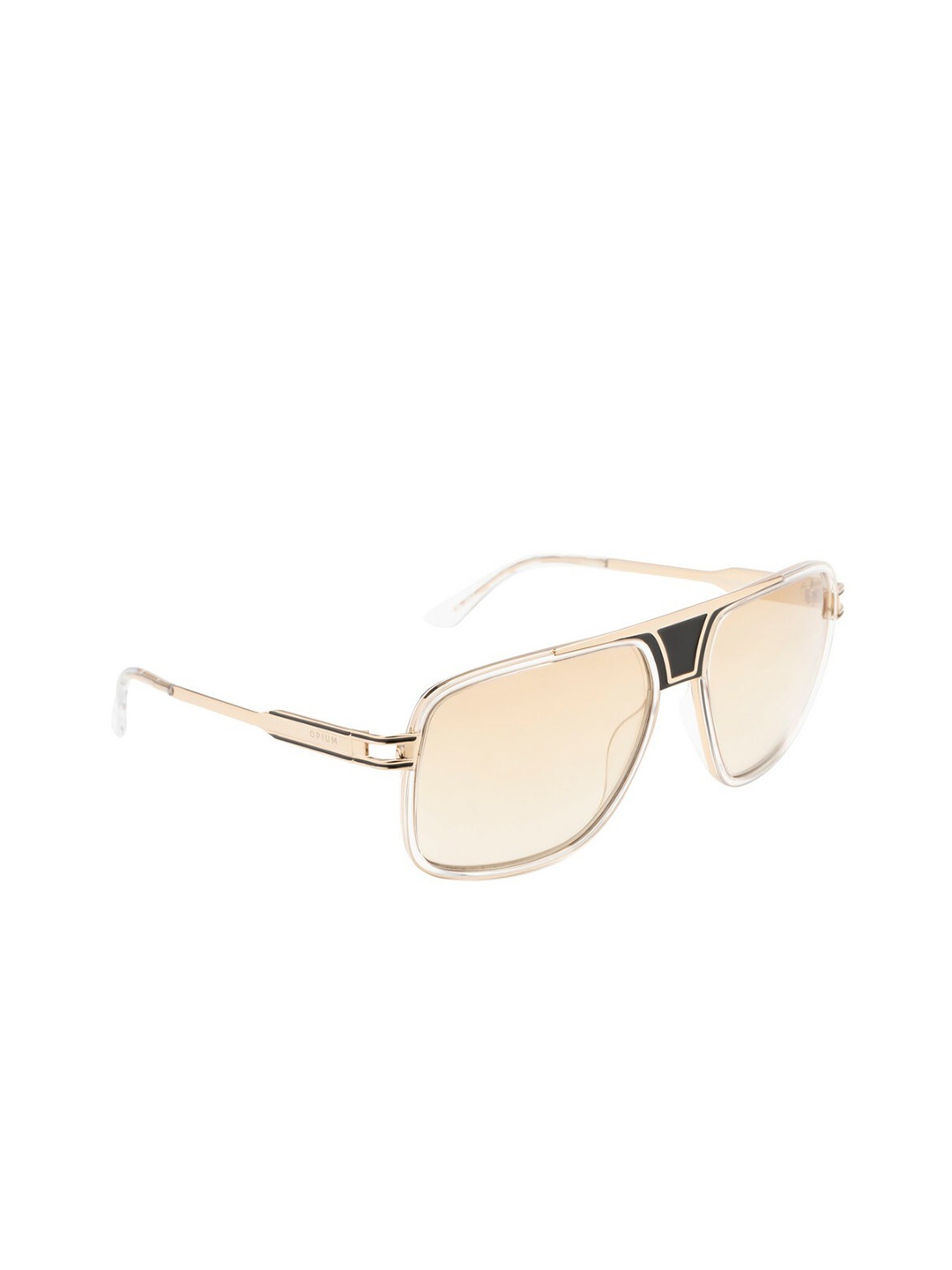 

OPIUM Men Square Sunglasses with UV Protected Lens-OP-10171-C06-57, Gold