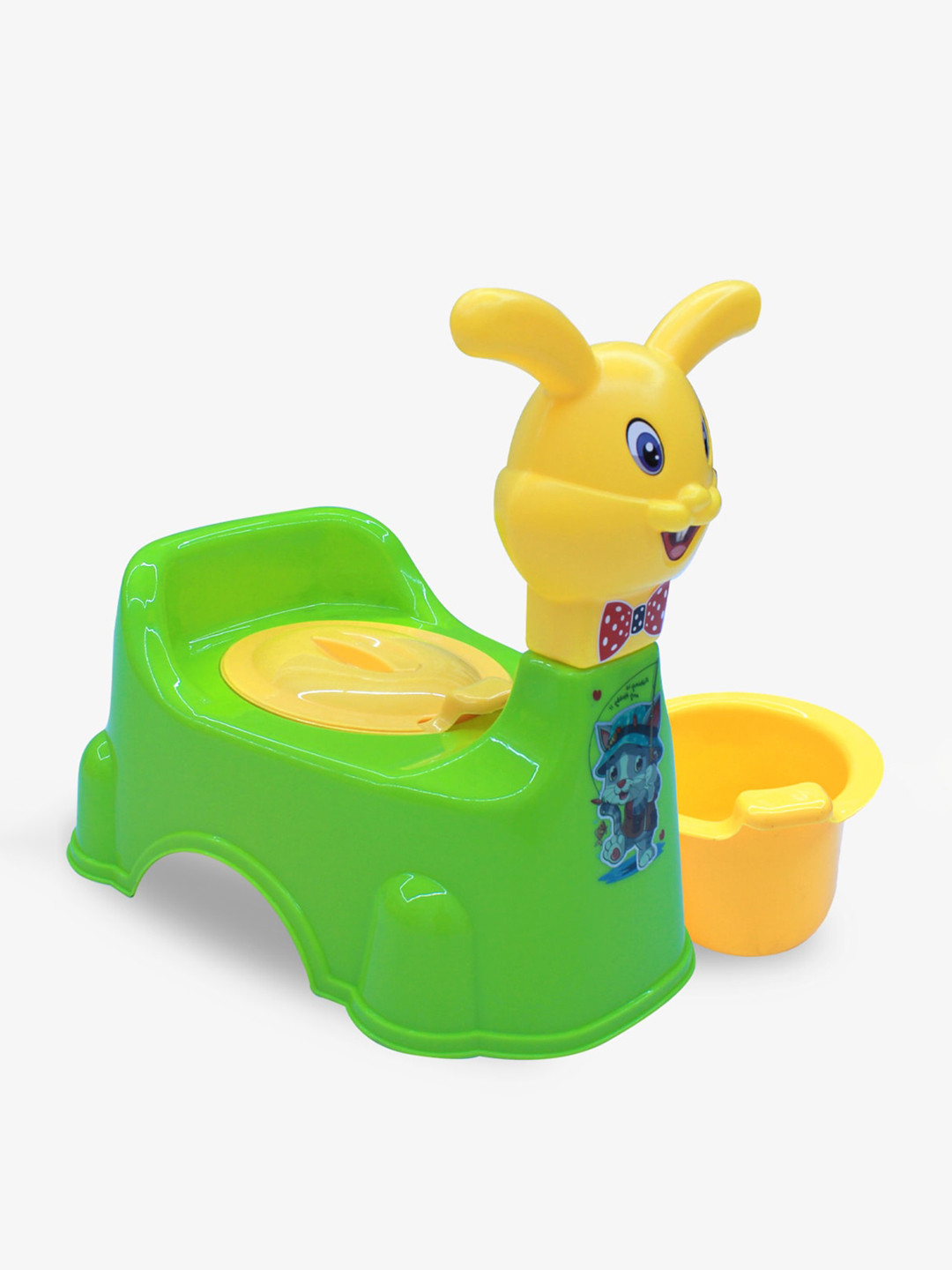 

Born Babies Kids Baby Potty Training Seat Cum Chair, Green