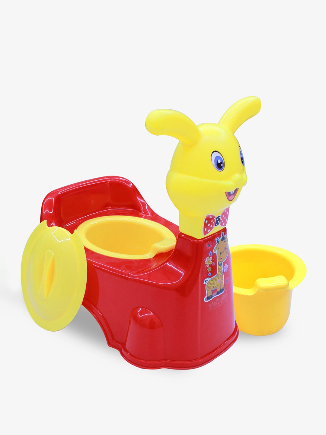 

Born Babies Kids Baby Potty Training Seat Cum Chair, Red