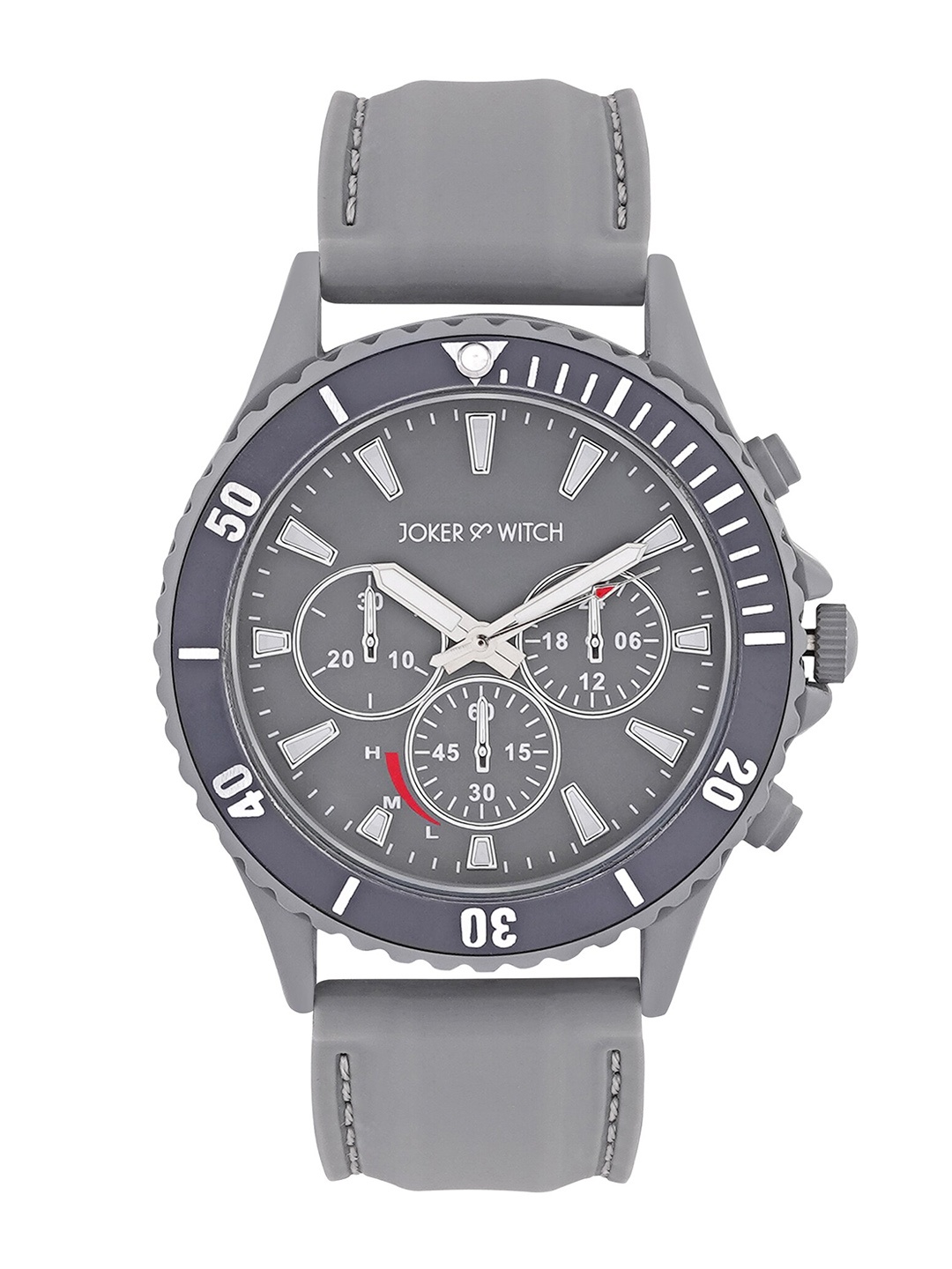 

JOKER & WITCH Men Grey Watch Bracelet Gift Set JWMBS92