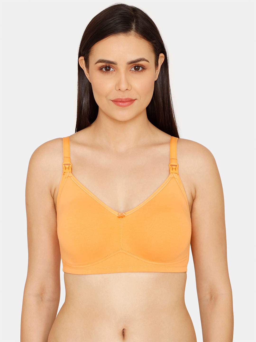 

Zivame Full Coverage Lightly Padded All Day Comfort Everyday Bra, Orange