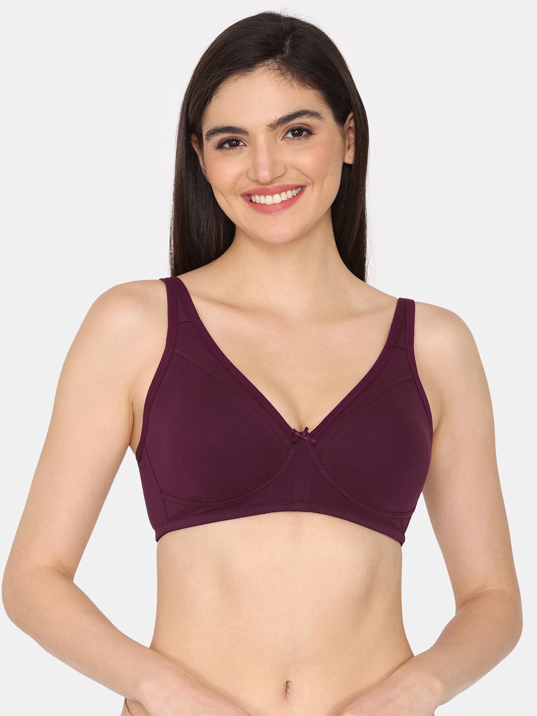 

Zivame Full Coverage All Day Comfort Everyday Bra, Purple