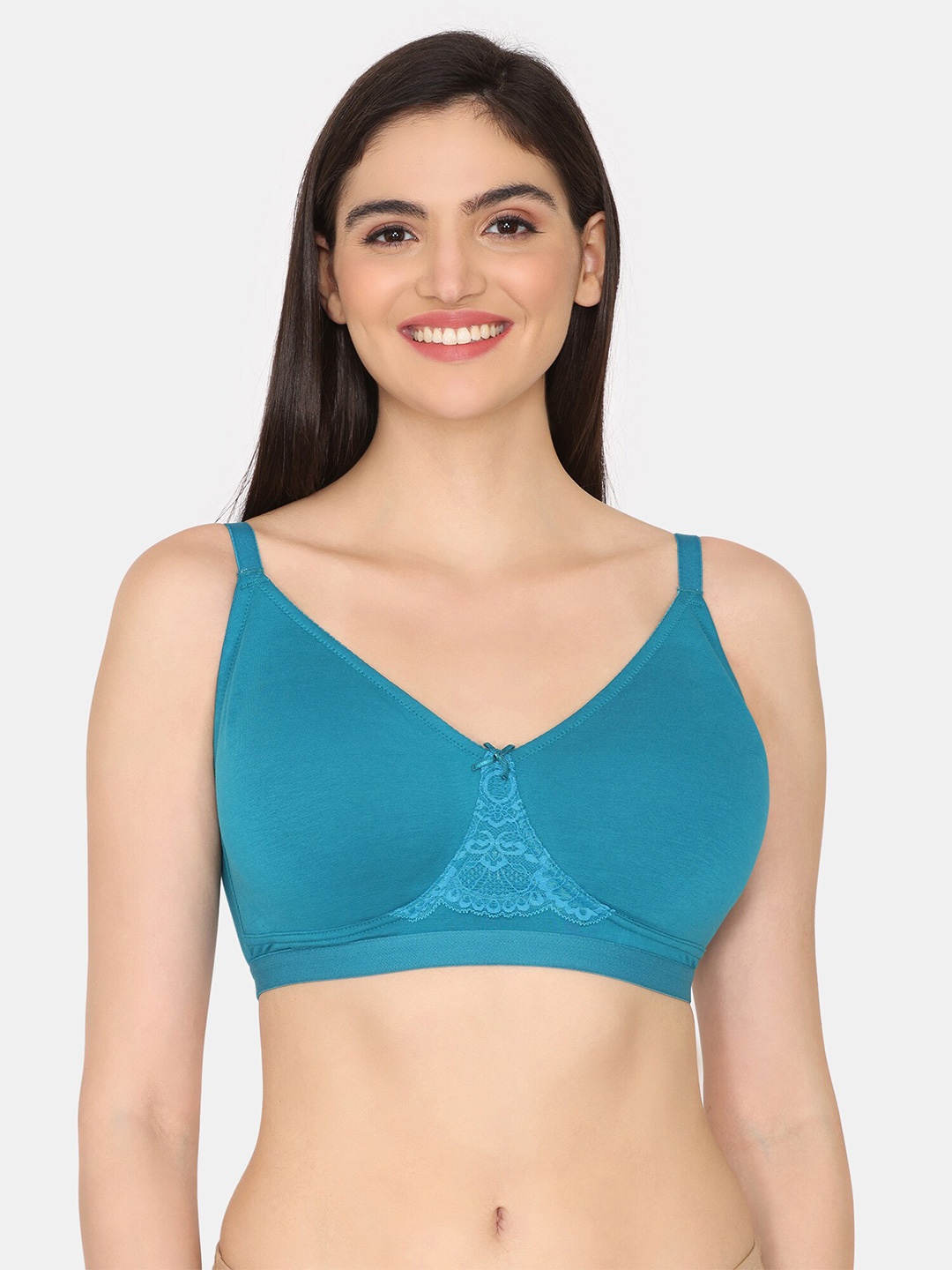 

Zivame Full Coverage All Day Comfort Minimizer Bra, Blue