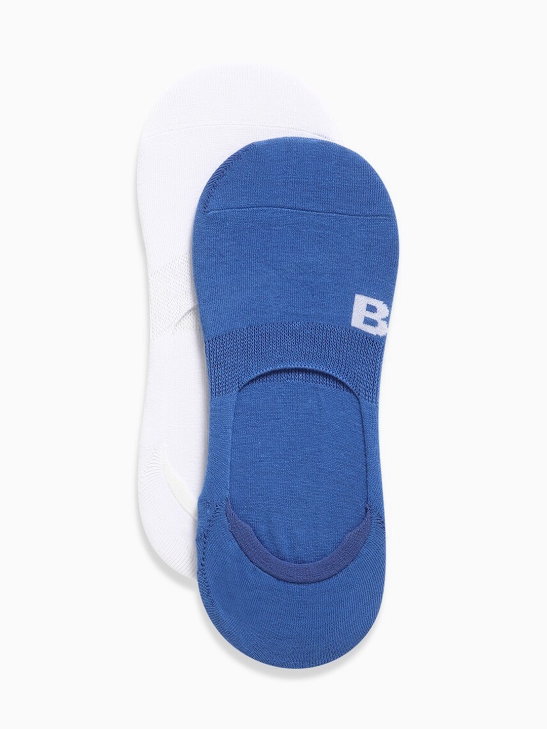 

THE BEAR HOUSE Men Pack Of 2 Shoe Liner Socks, Blue