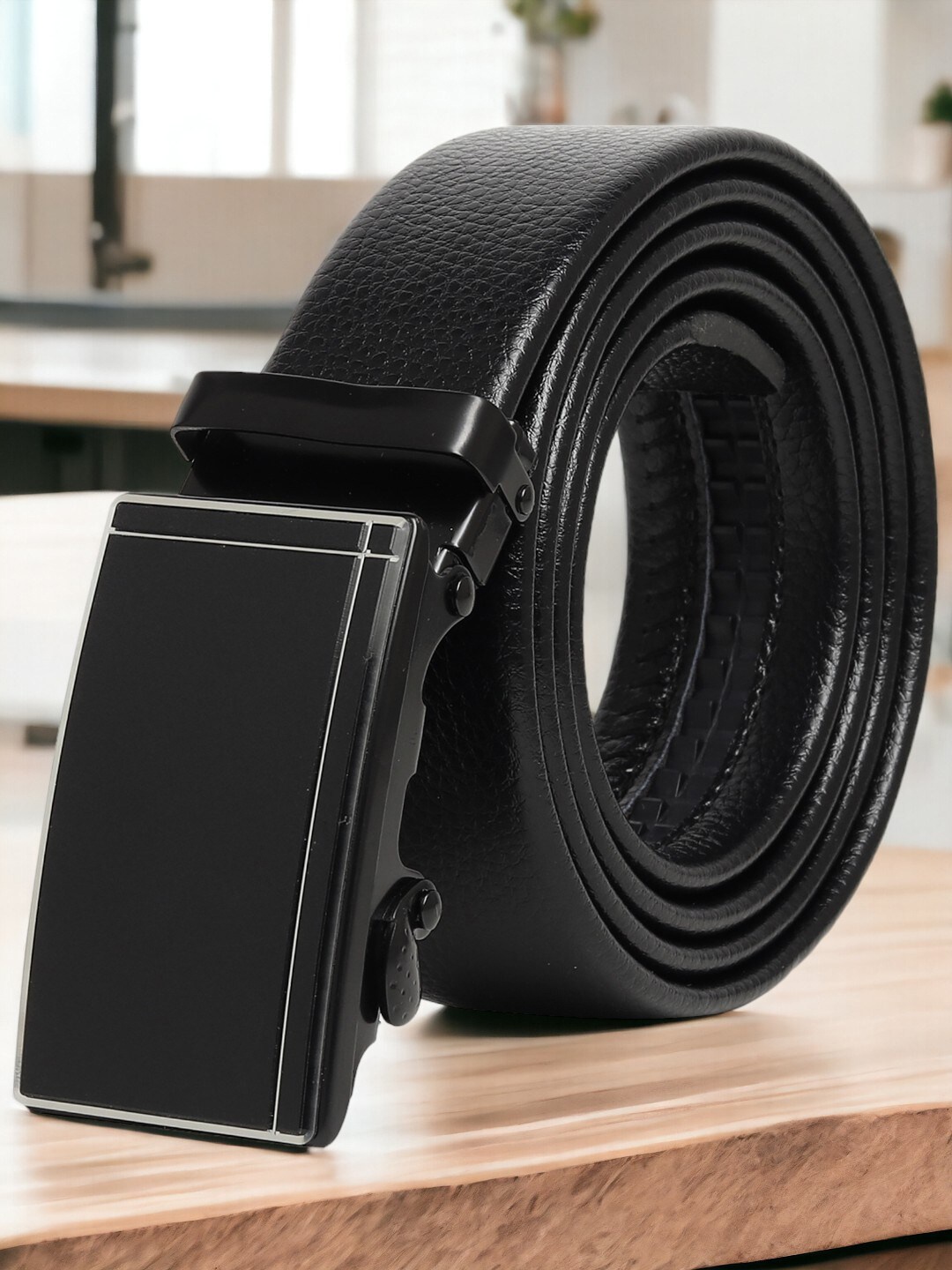 

Mast & Harbour Men Black Formal Belt