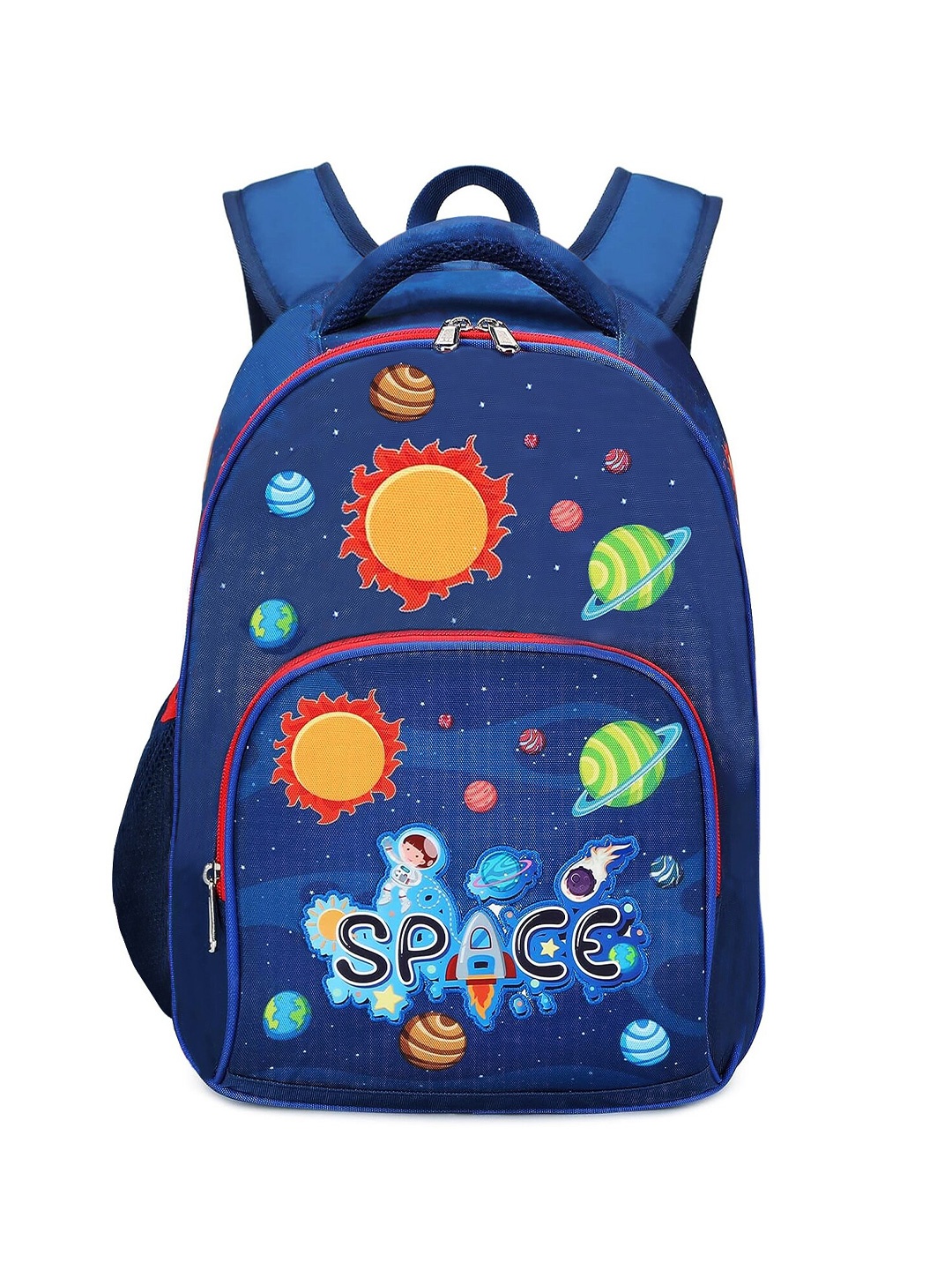 

Frantic Kids Printed Backpack, Blue