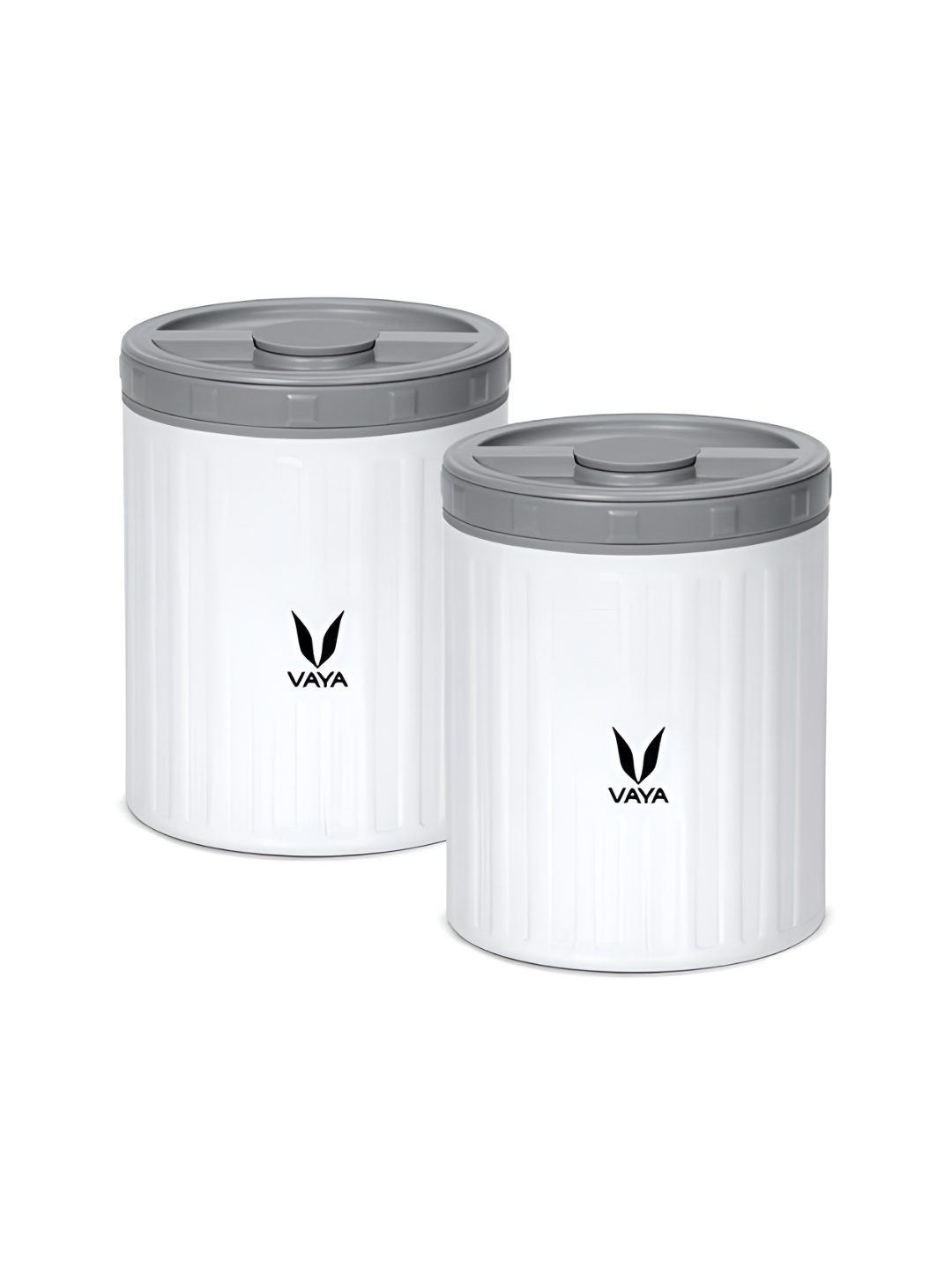 

Vaya Preserve 2 Pieces Stainless Steel Vacuum Insulated Food Containers 500 ml Each, White