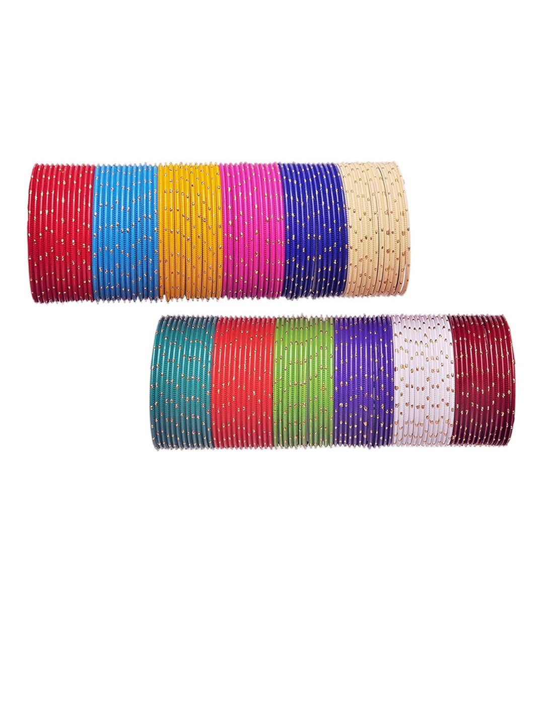 

NMII Set Of 144 Bangles, Red