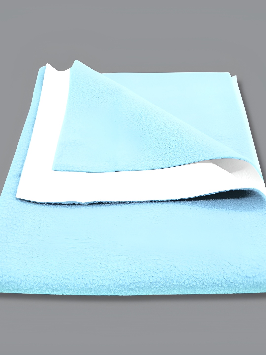 

Born Babies White 3 Pieces Cotton Water Resistant Mattress Protector, Blue