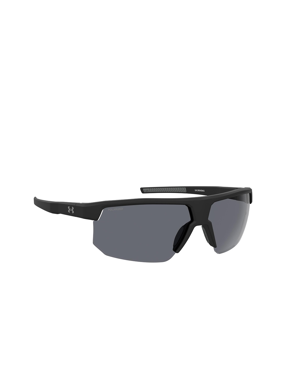 

UNDER ARMOUR Men Polarised Lens Rectangular Sunglasses 206627O6W71M9, Grey