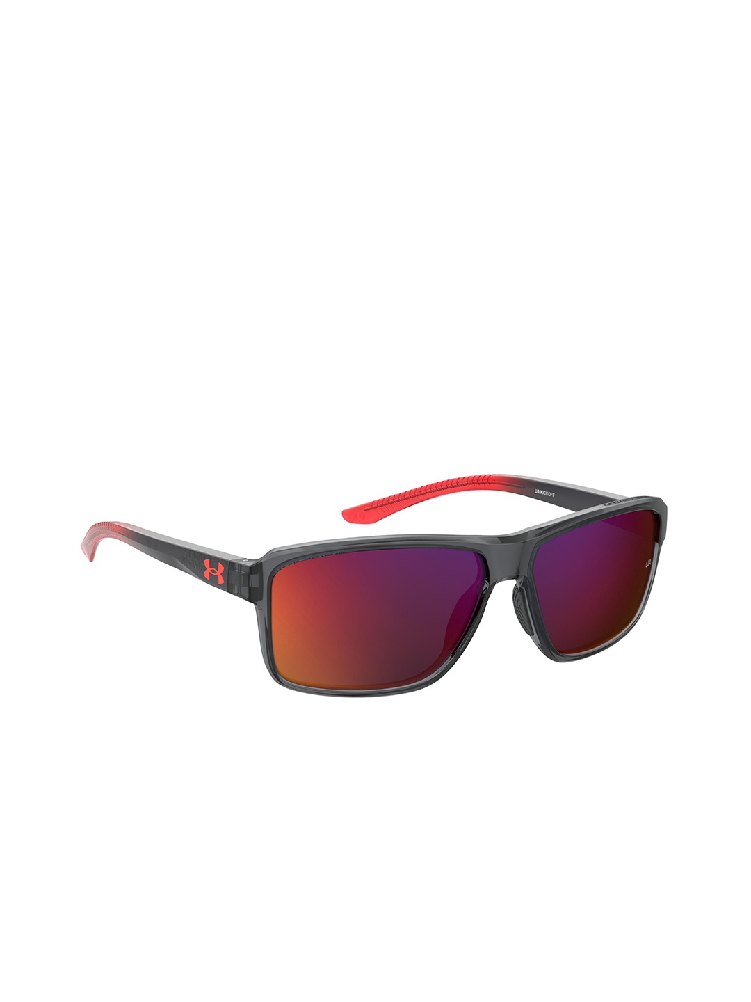 

UNDER ARMOUR Men UV Protected Lens Rectangle Sunglasses 20663026862MI, Grey