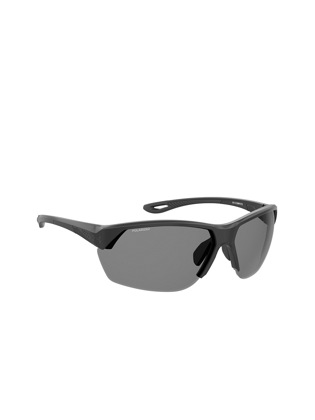 

UNDER ARMOUR Men Oleophobic Lens Rectangle Sunglass 205647807756C, Grey