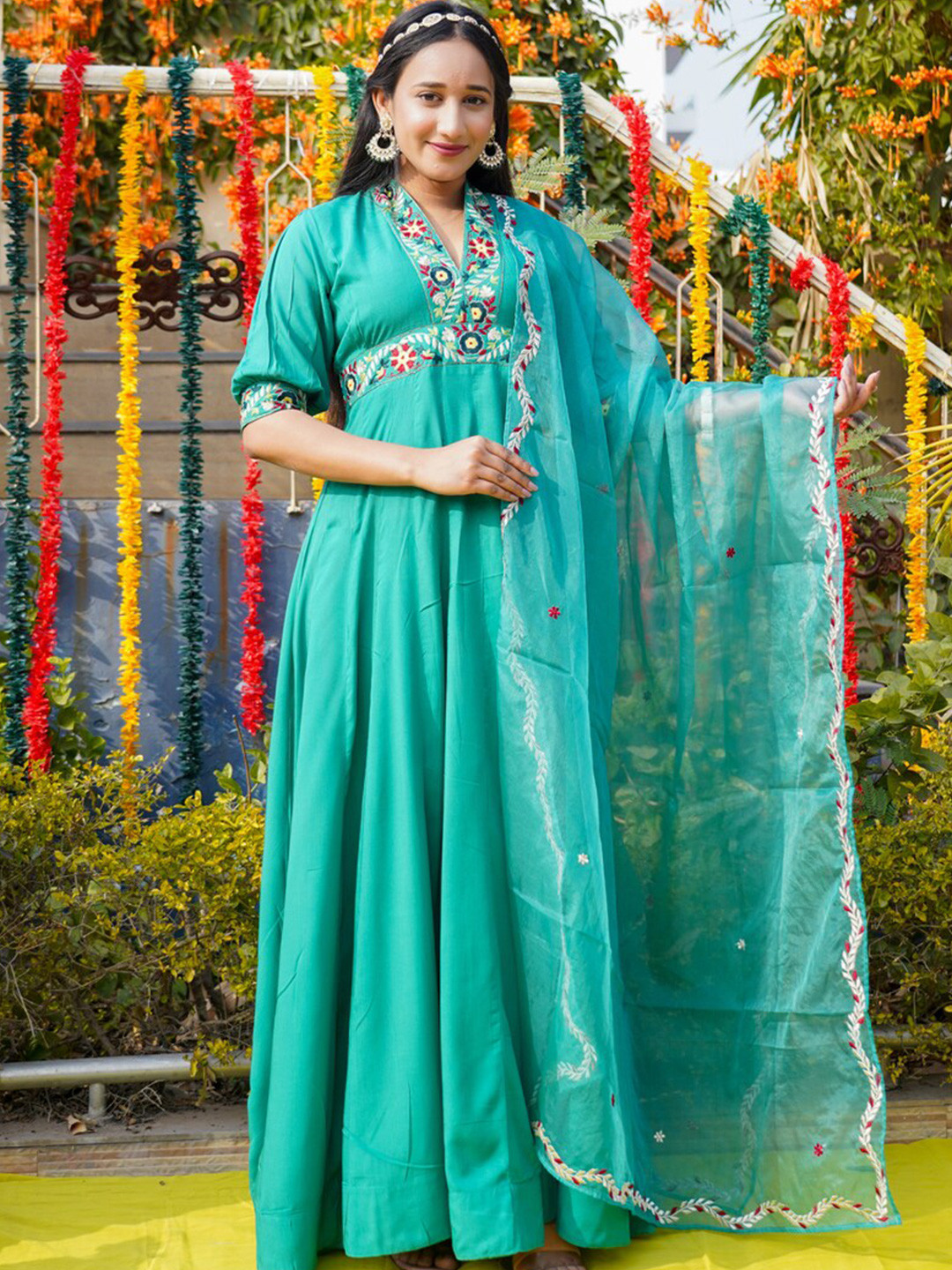 

Rangeelo Shirt Dress, Green