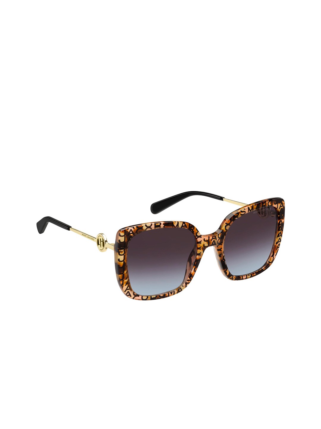 

MARC JACOBS Women Square Sunglasses with UV Protected Lens 206917H7P5598, Brown