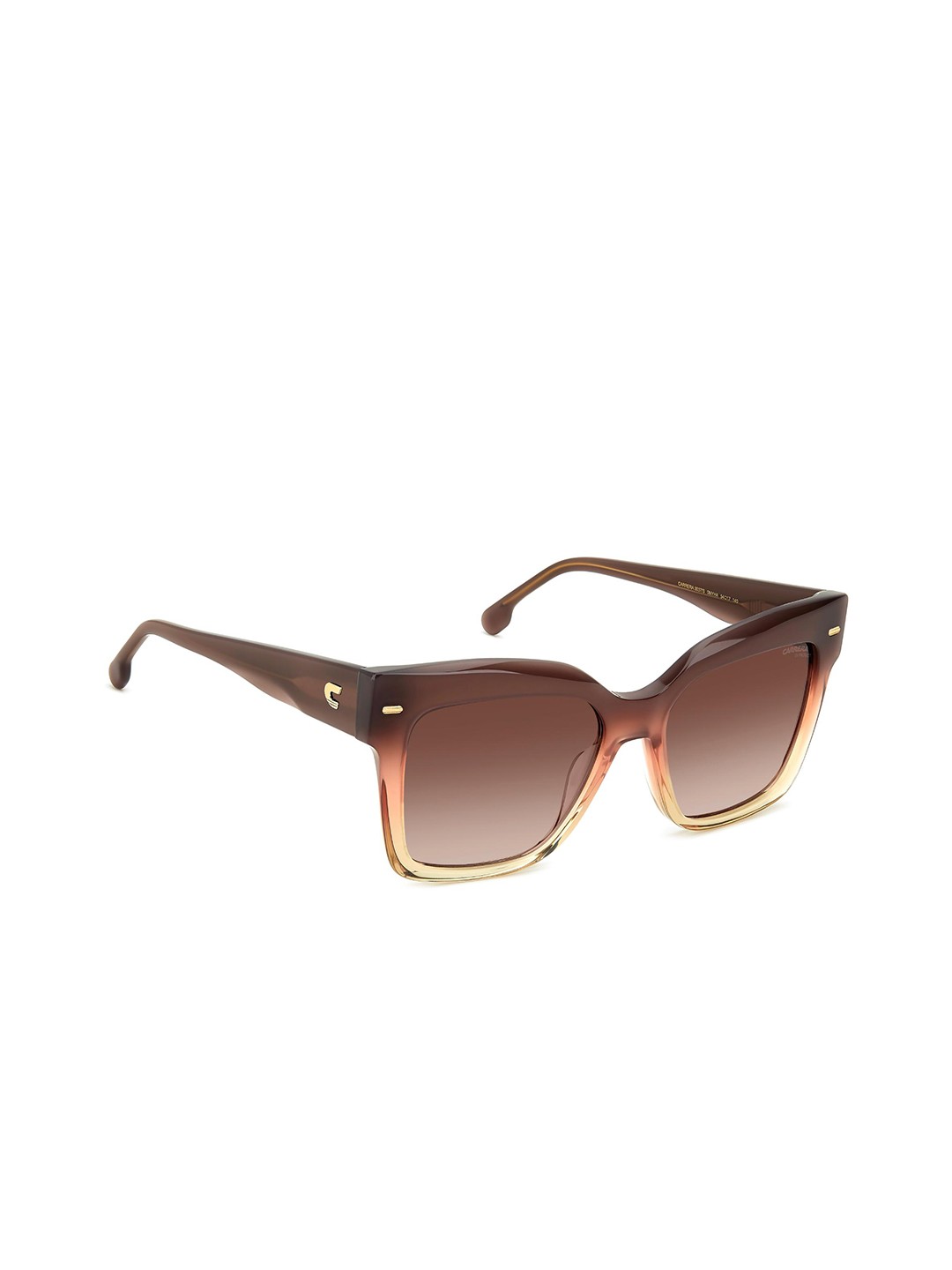 

Carrera Kids Square Sunglass with UV Protected Lens, Brown