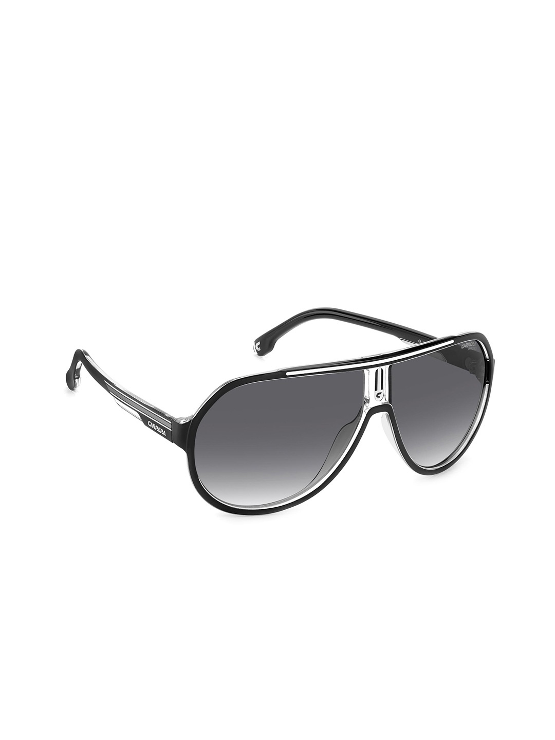 

Carrera Men Shield Sunglasses with UV Protected Lens, Grey