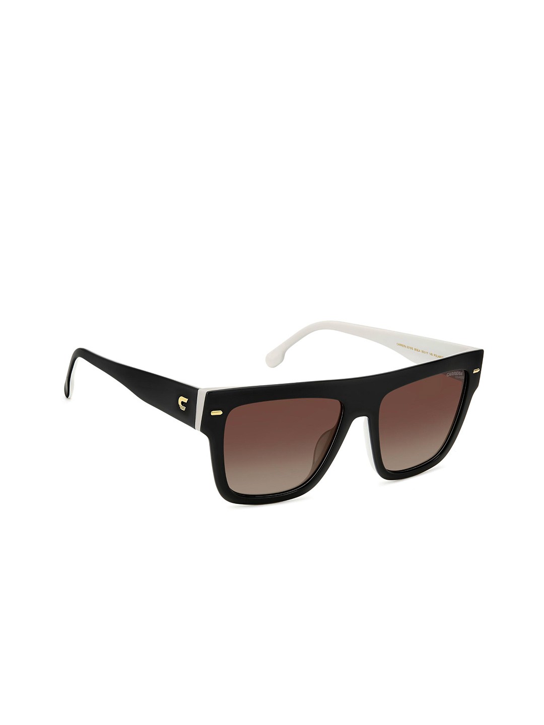 

Carrera Women Square Sunglass With UV Protected Polarized Lens 20632680S55LA, Brown