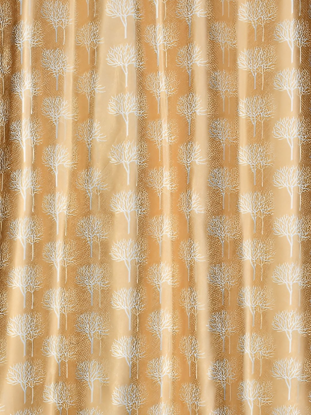 

Galaxy Home Decor Gold-Toned Set of 2 Floral Room Darkening Long Door Curtain