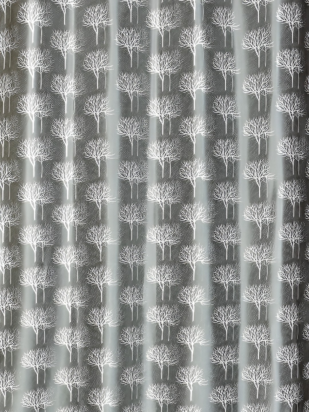 

Galaxy Home Decor Grey Set of 3 Floral Room Darkening Window Curtain