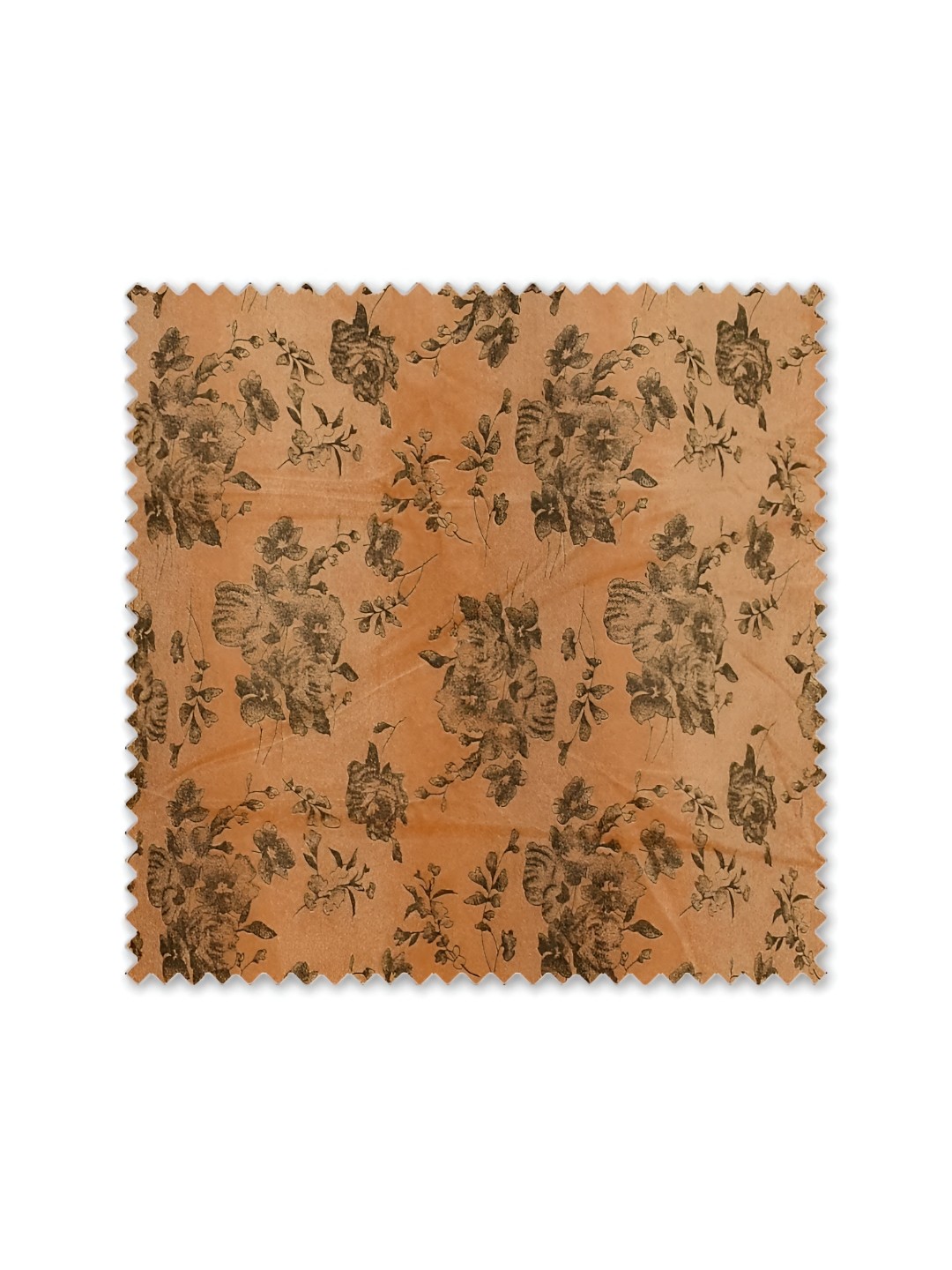 

Galaxy Home Decor Beige & Black 2 Pieces Floral Room Darkening Window Curtains