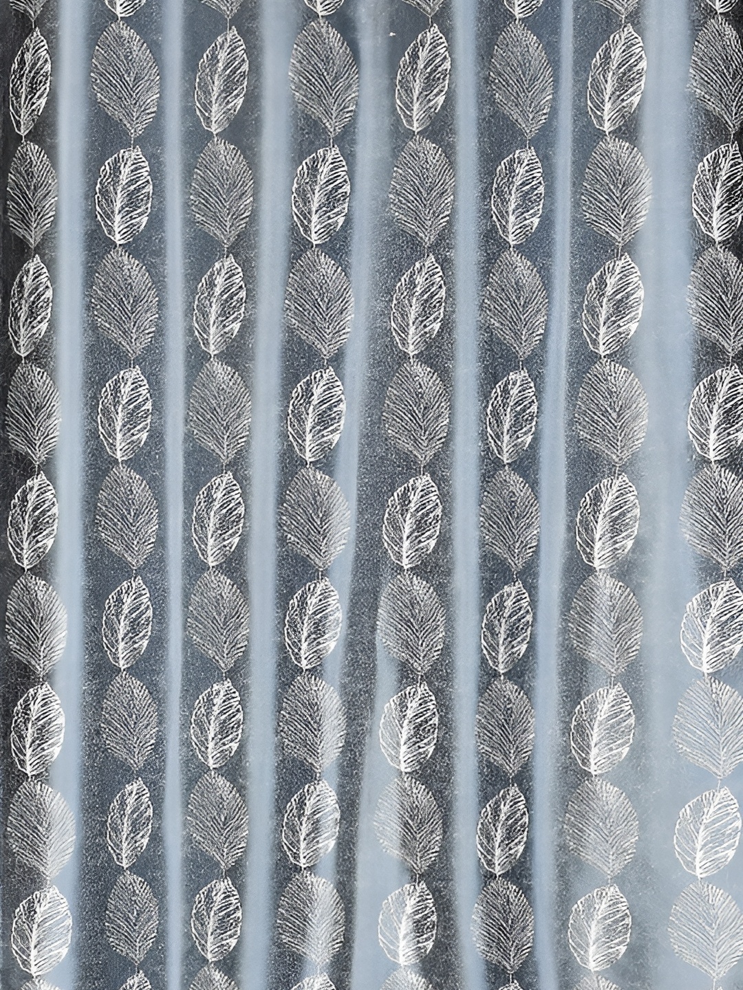 

Galaxy Home Decor Grey Floral Room Darkening Window Curtain