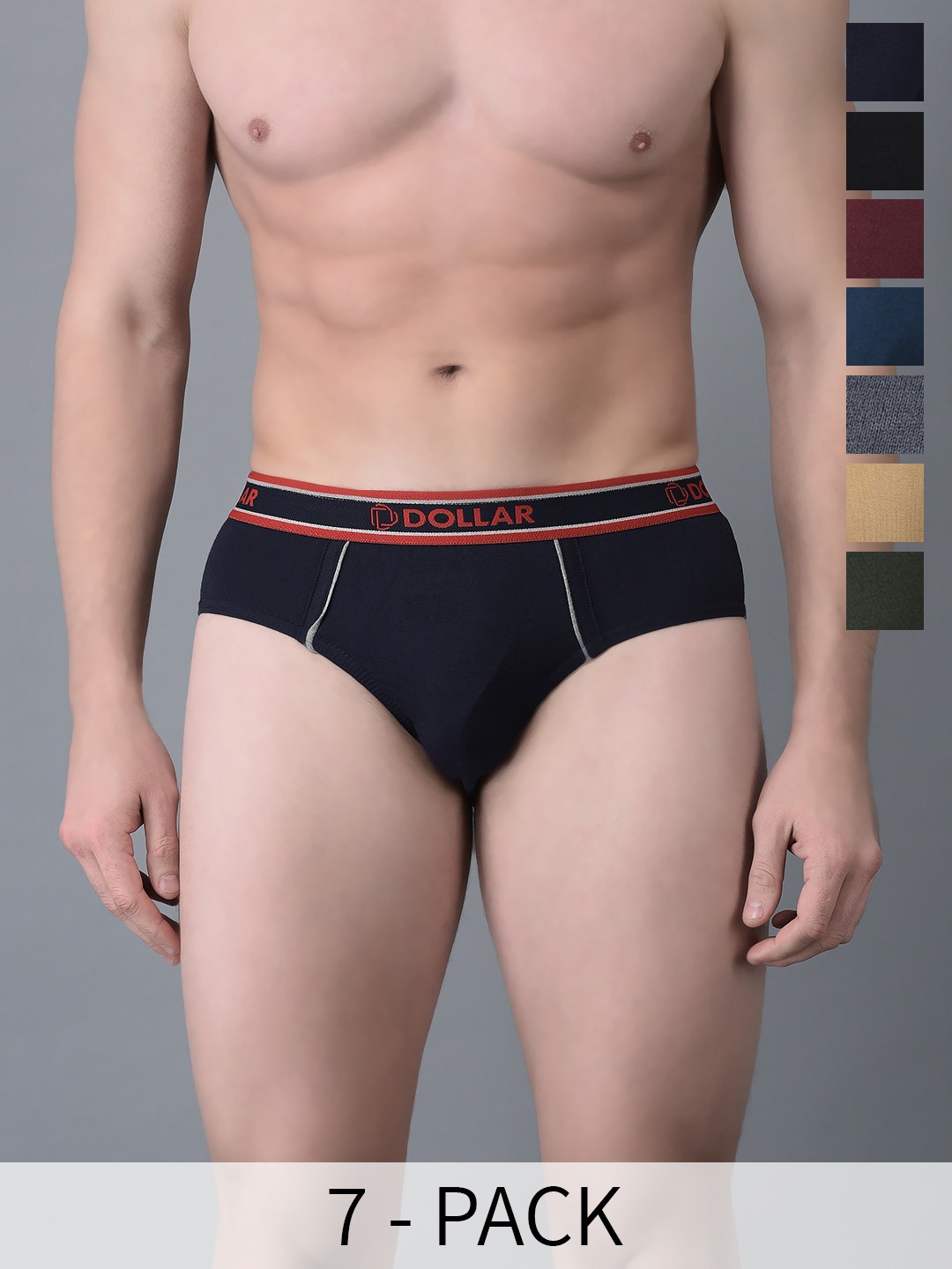 

Dollar Bigboss Pack Of 7 Assorted Basic Briefs MBBR-04-MDSTE-PO7-CO1-2024