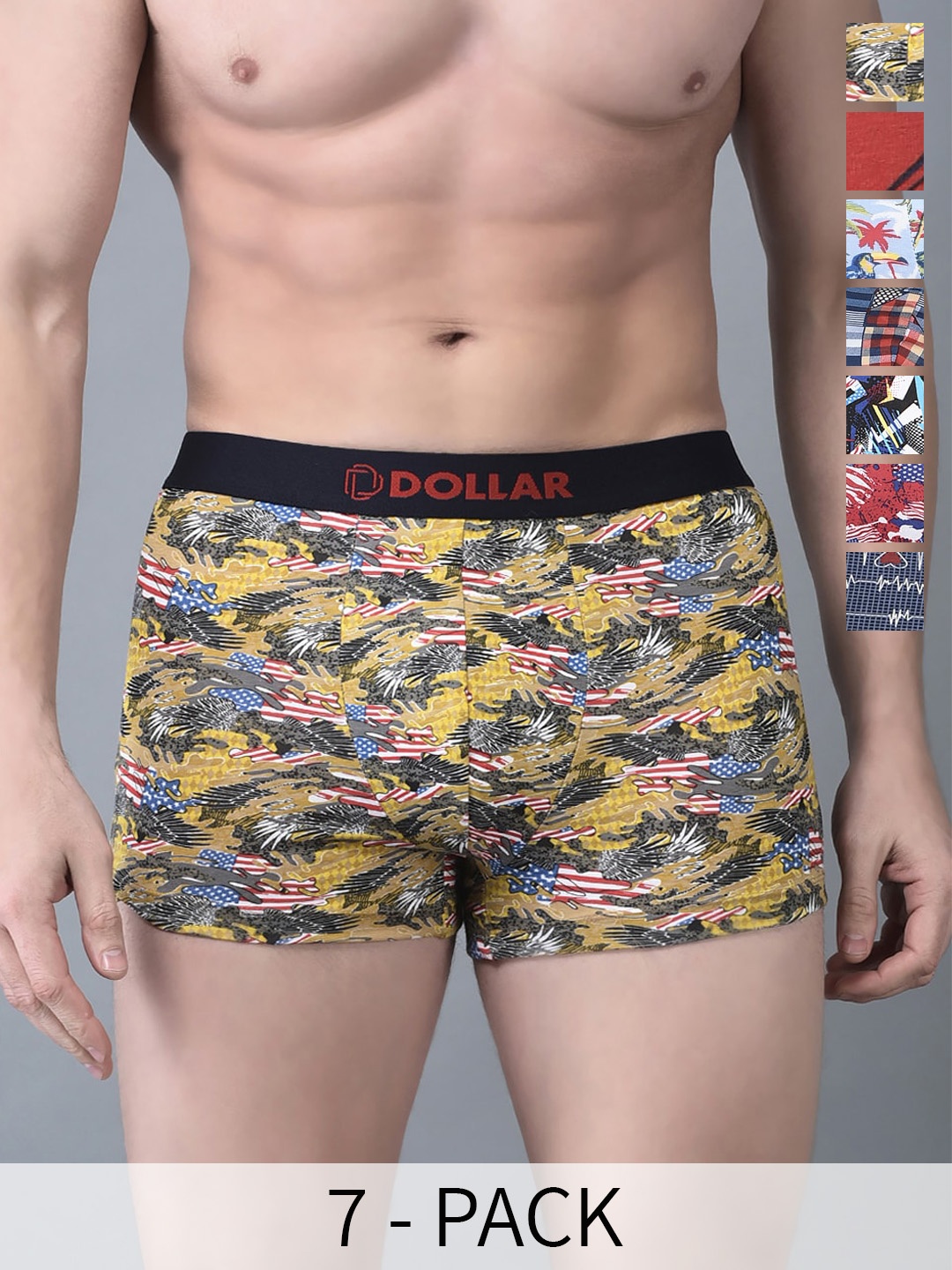 

Dollar Bigboss Pack Of 7 Assorted Trunks MBTR-14-TRNDPRNT-PO7-CO1-2024