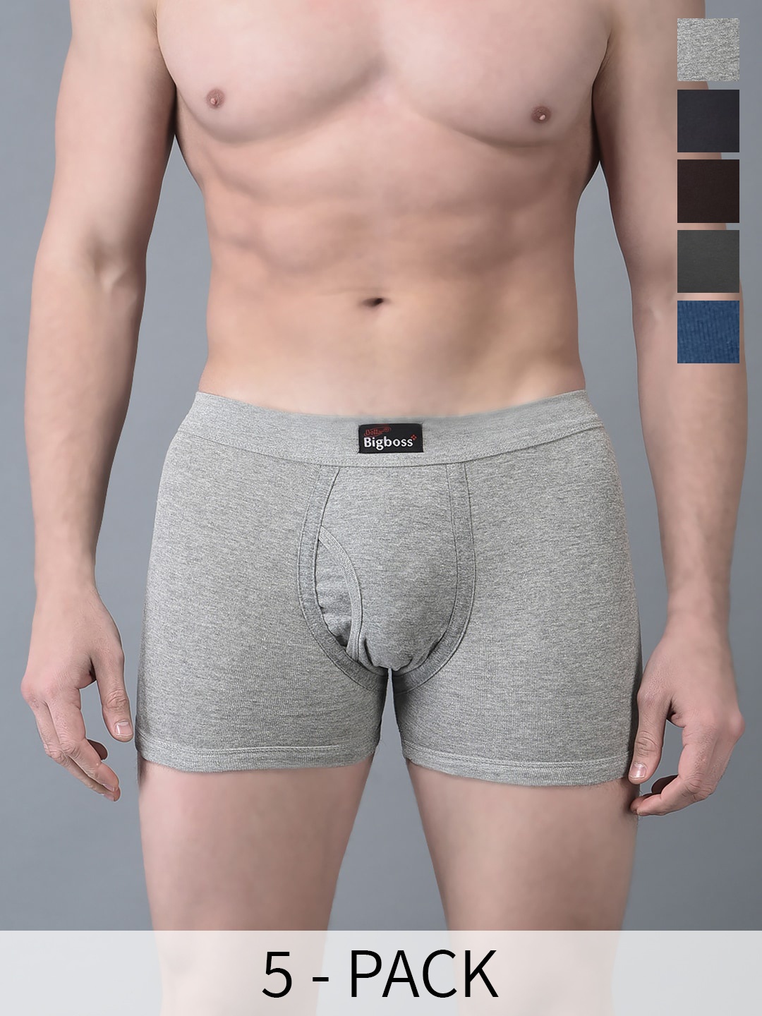 

Dollar Bigboss Pack Of 5 Assorted Trunks MBTR-11-LYCTRNK-PO5-S24