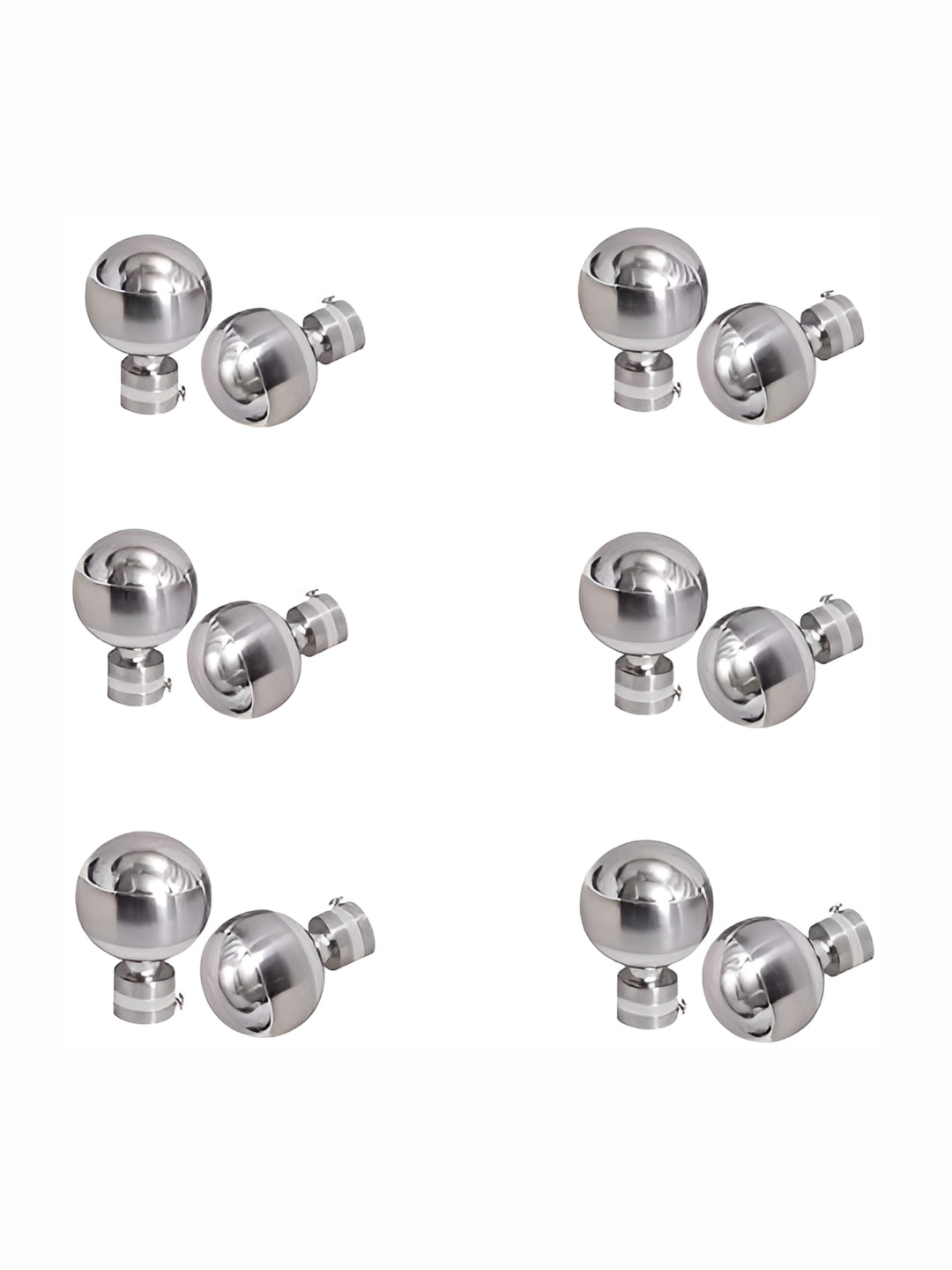 

Rab Silver Toned 24 Pieces Rod Rail Brackets