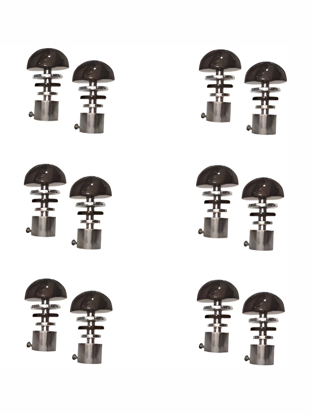 

Rab Brown & Grey 12 Pieces Rod Rail Metal Bracket